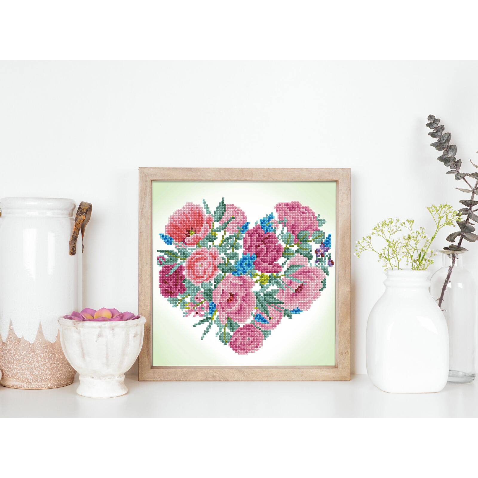 Diamond Dotz® Blossoming Heart Diamond Painting Kit