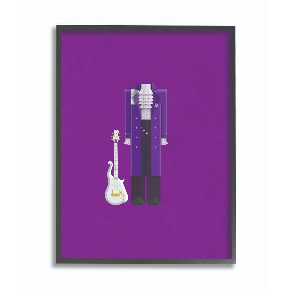 Stupell Industries Prince Fashion Design Wall Accent with Black Frame