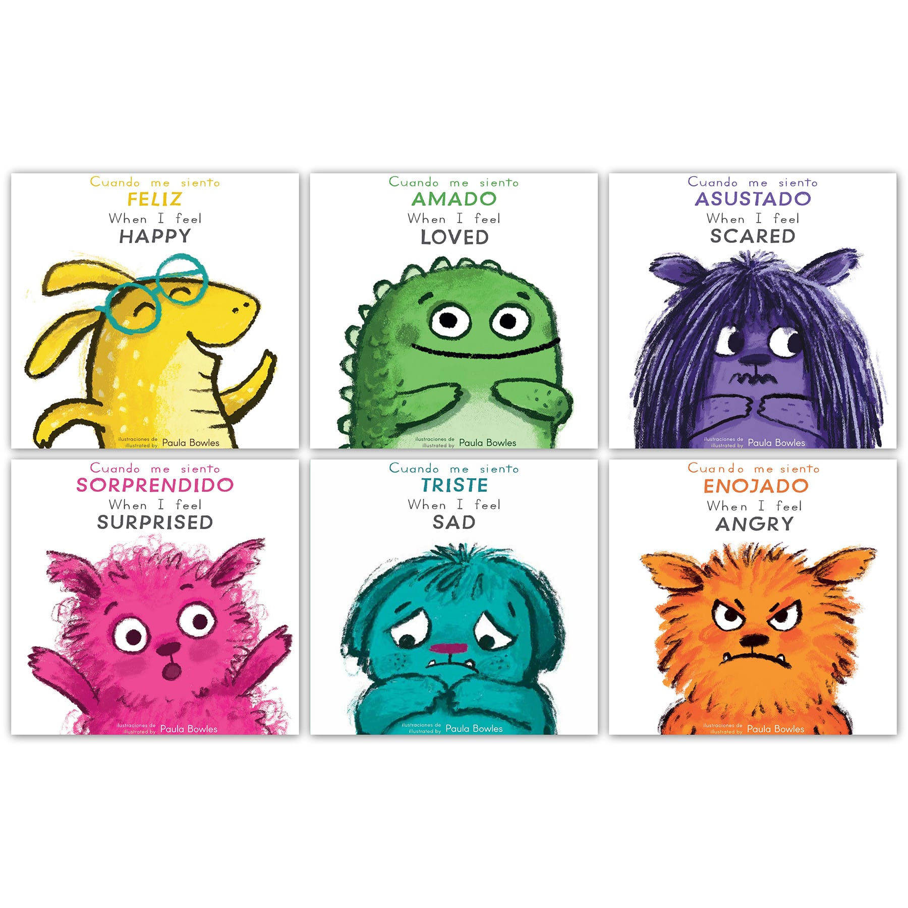 Child's Play Books: Bilingual Spanish & English Book, Set of 6