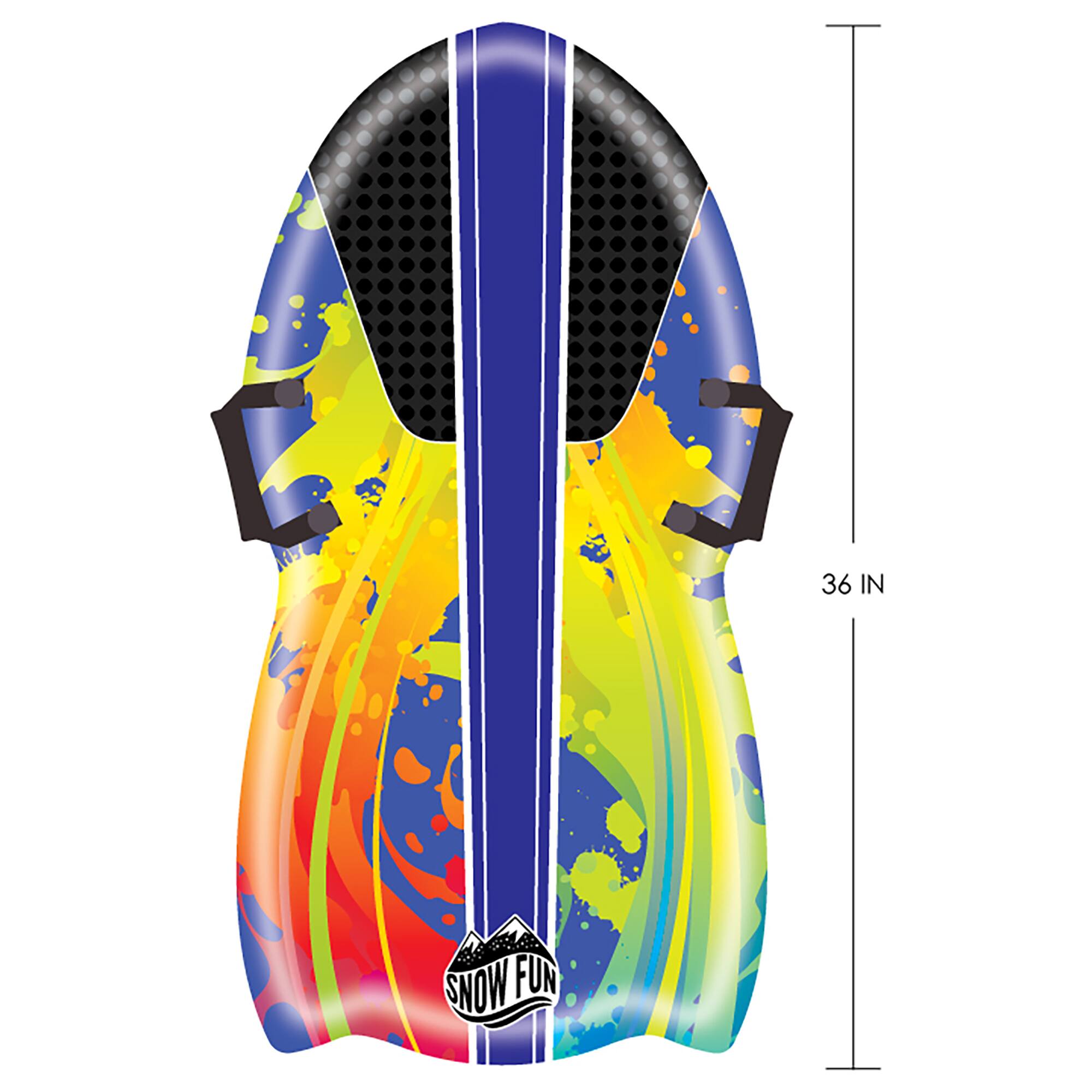 SNOWFUN 36" Foam Racing Sled with Handles