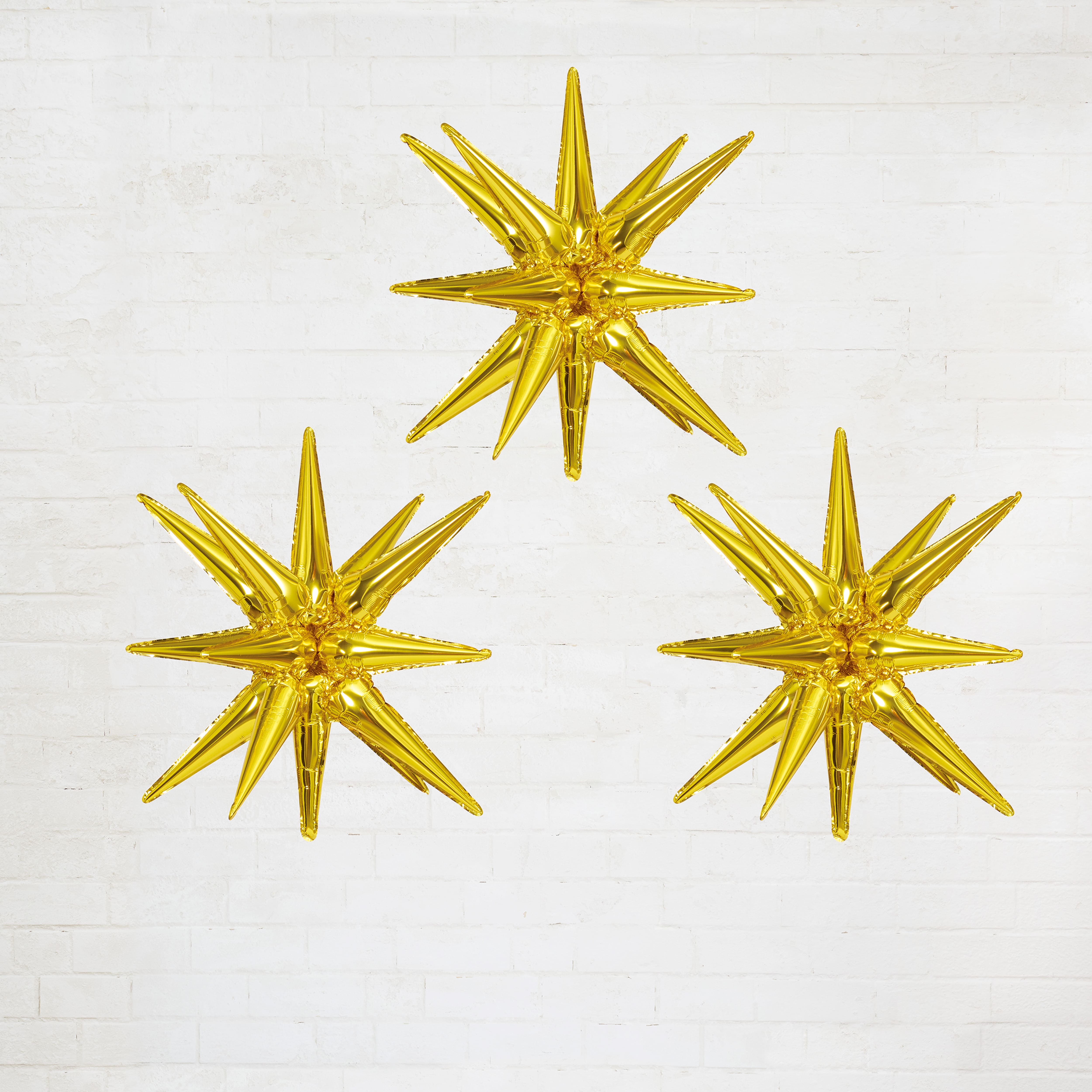 6 Packs: 3 ct. (18 total) 26" Starburst Foil Balloons by Celebrate It™