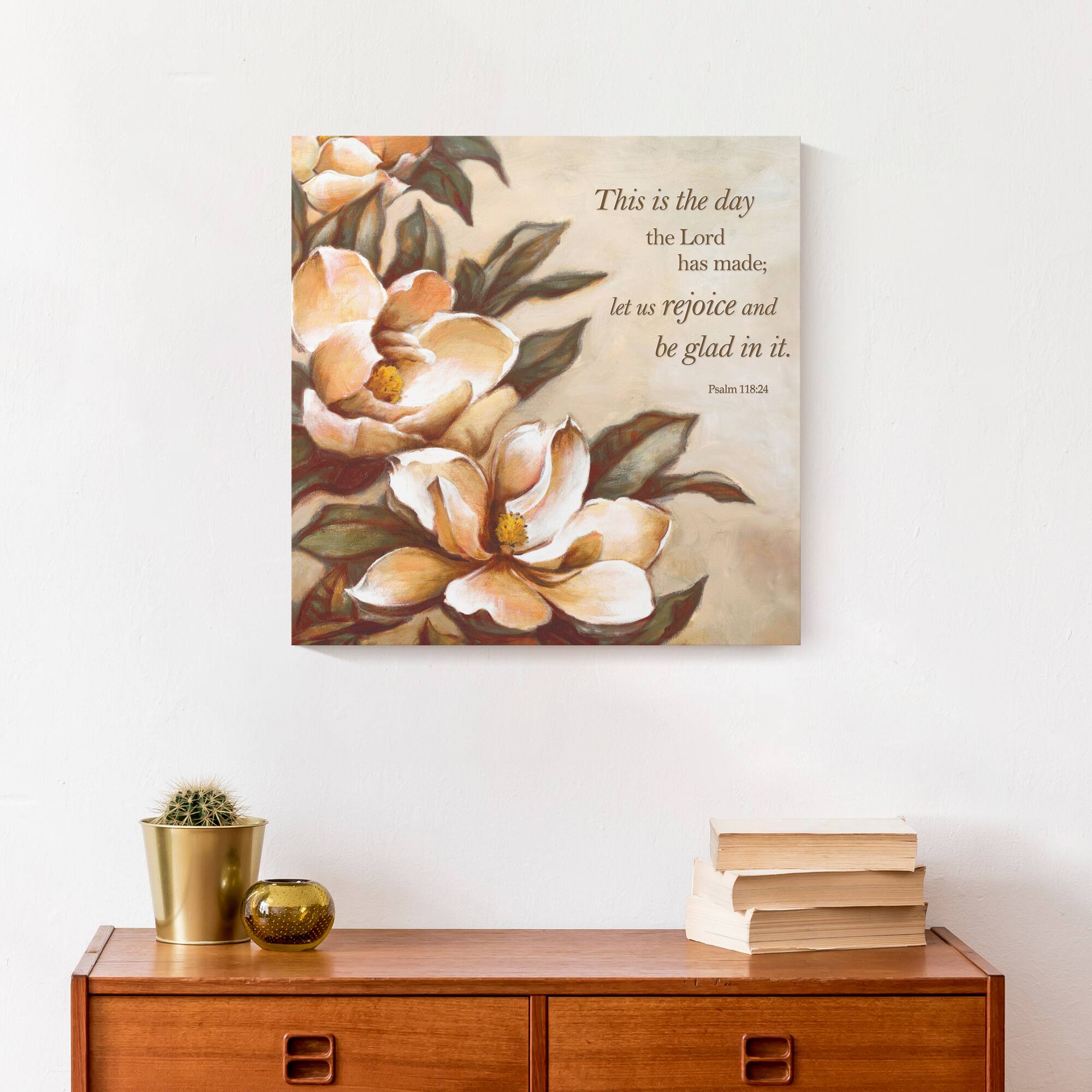 This Is The Day 16" x 16" Canvas Wall Art