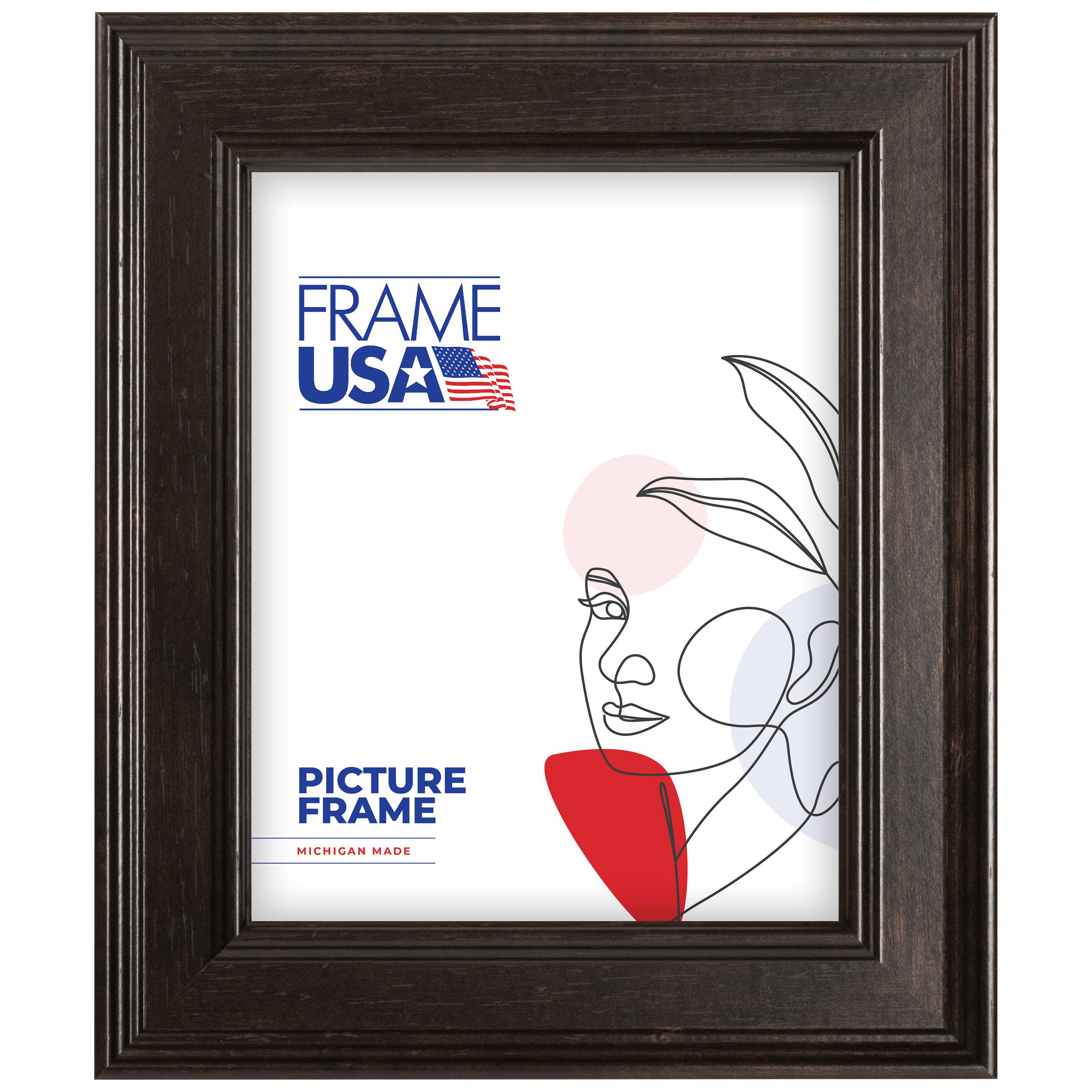 Frame USA Café Beveled Espresso Single Image Picture Frame