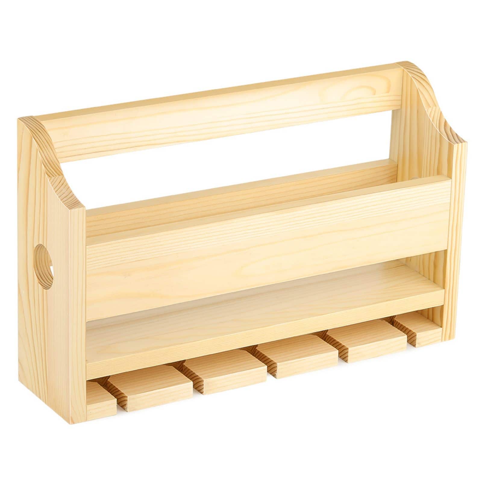 NEX™ Wall-Mounted Wine Rack with 5 Long Stem Glass Holder