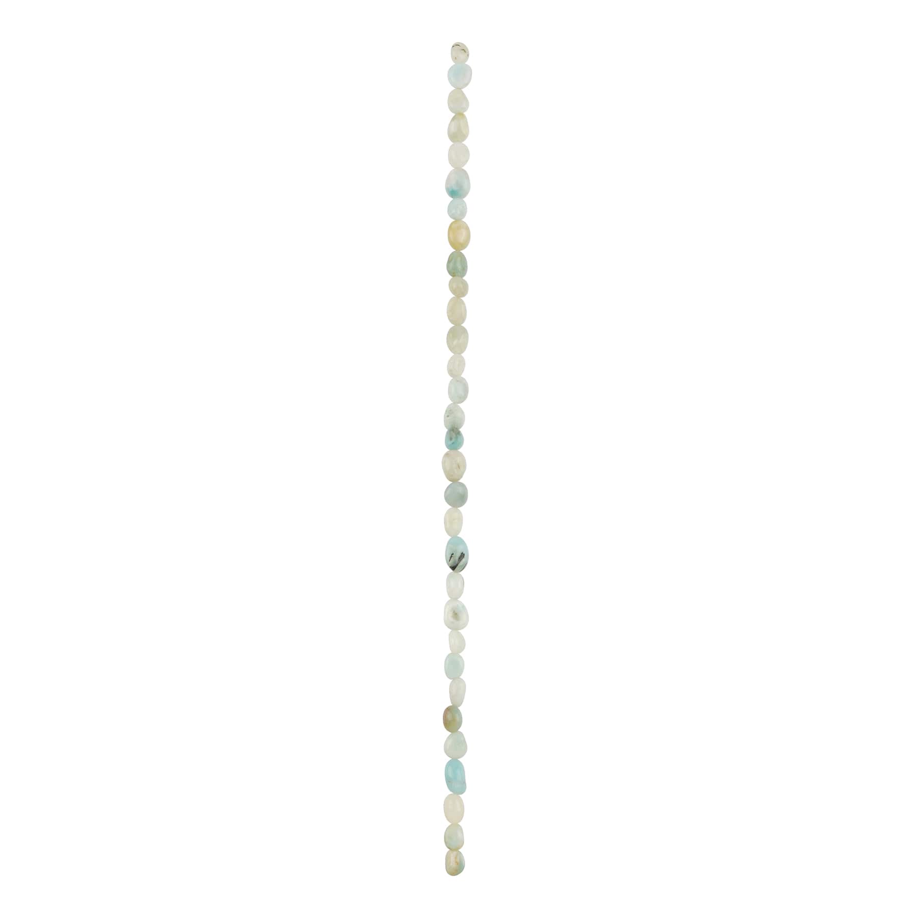 12 Pack: Amazonite Matte Potato Beads by Bead Landing™