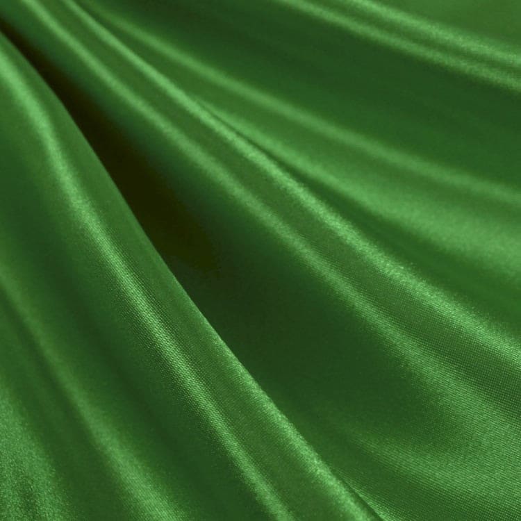 Kelly Green Satin