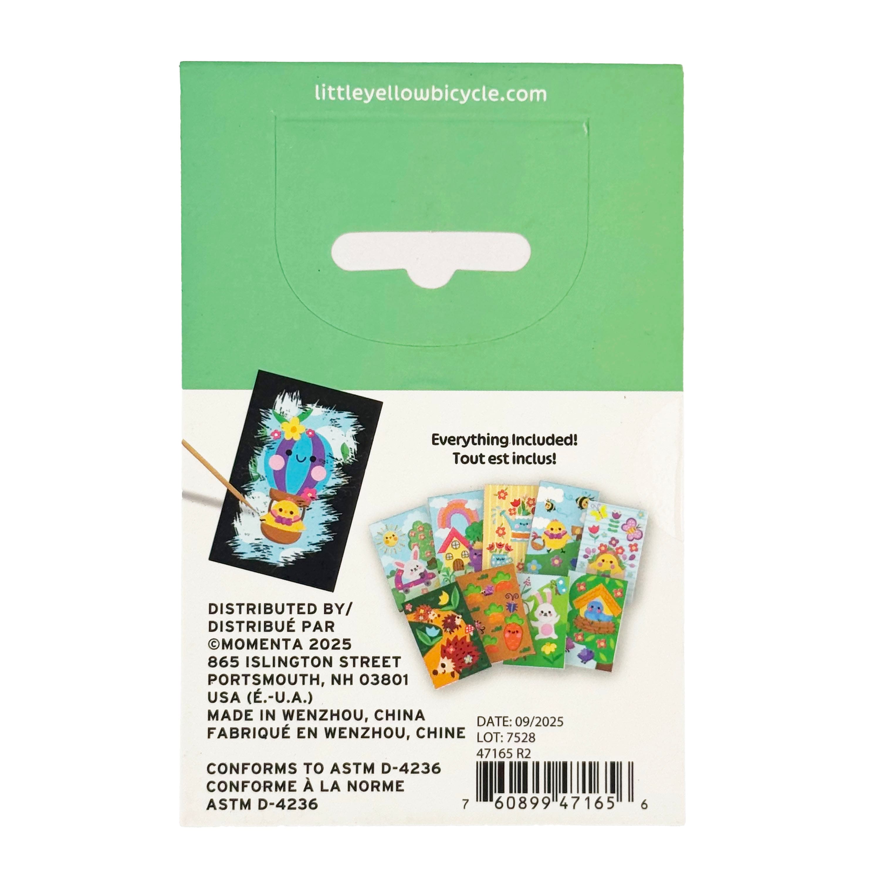 Little Yellow Bicycle® Bunny Mini Scratch Art Kit