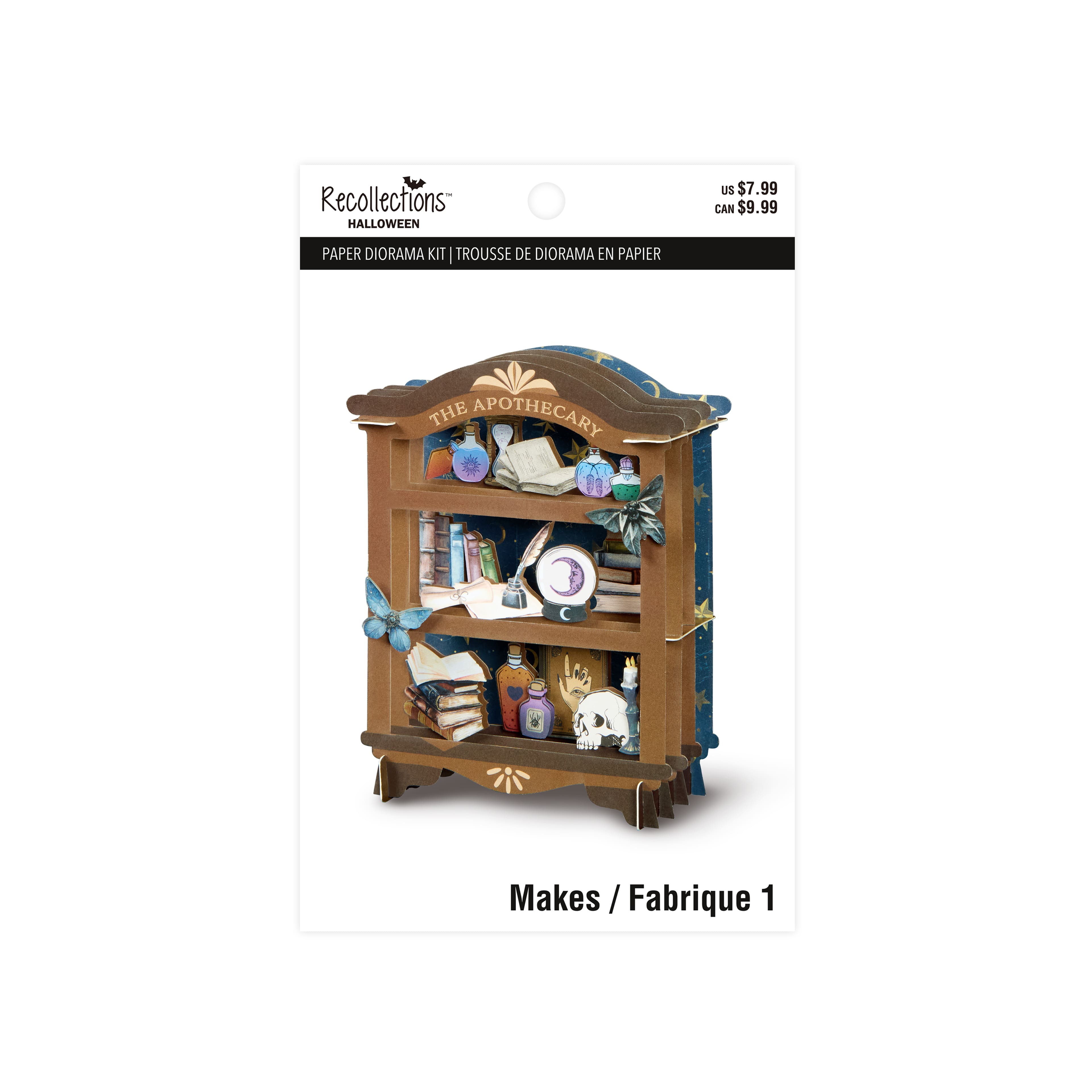 Apothecary Shelf Paper Diorama Kit by Recollections™