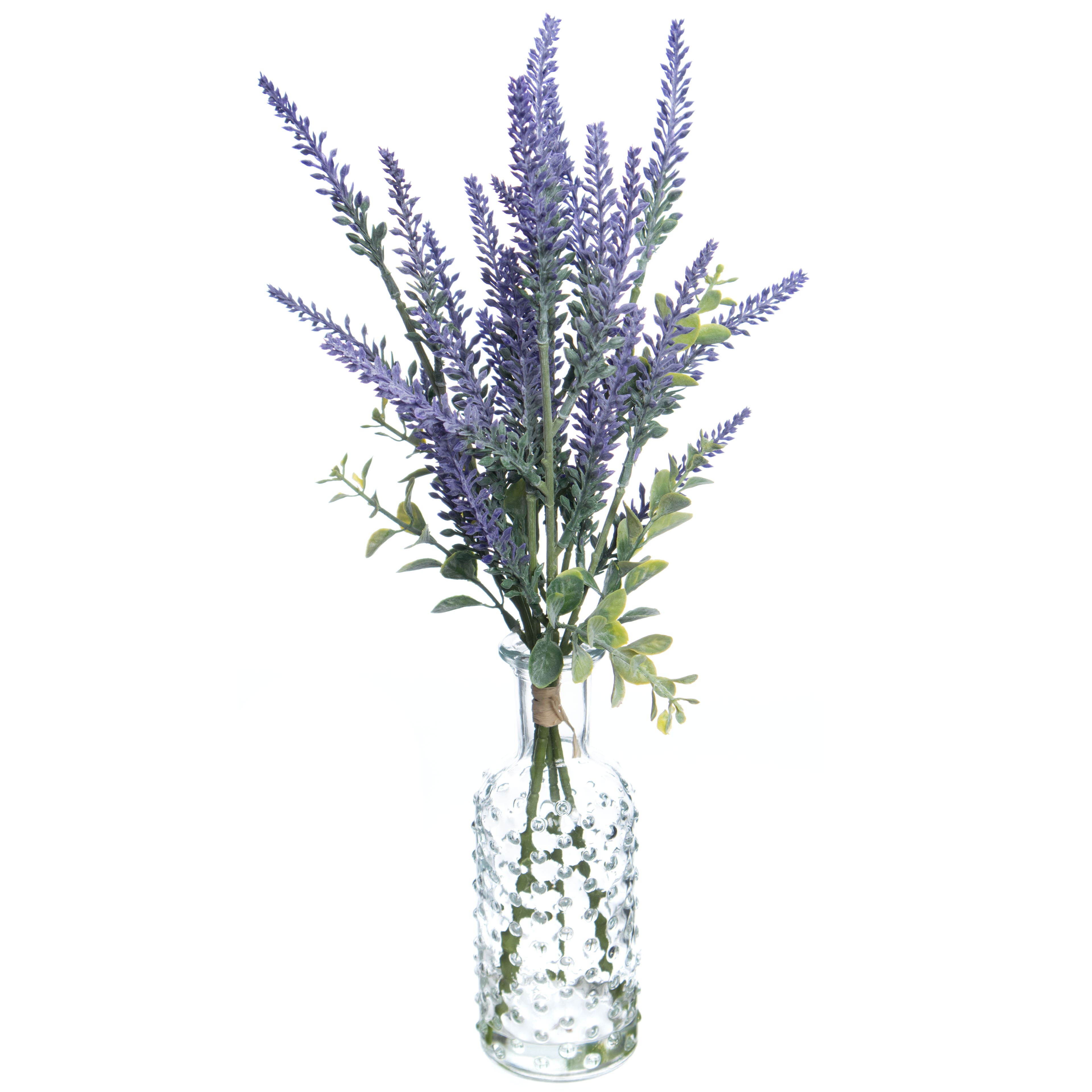 17" Premade Lavender in Glass Vase by Ashland®