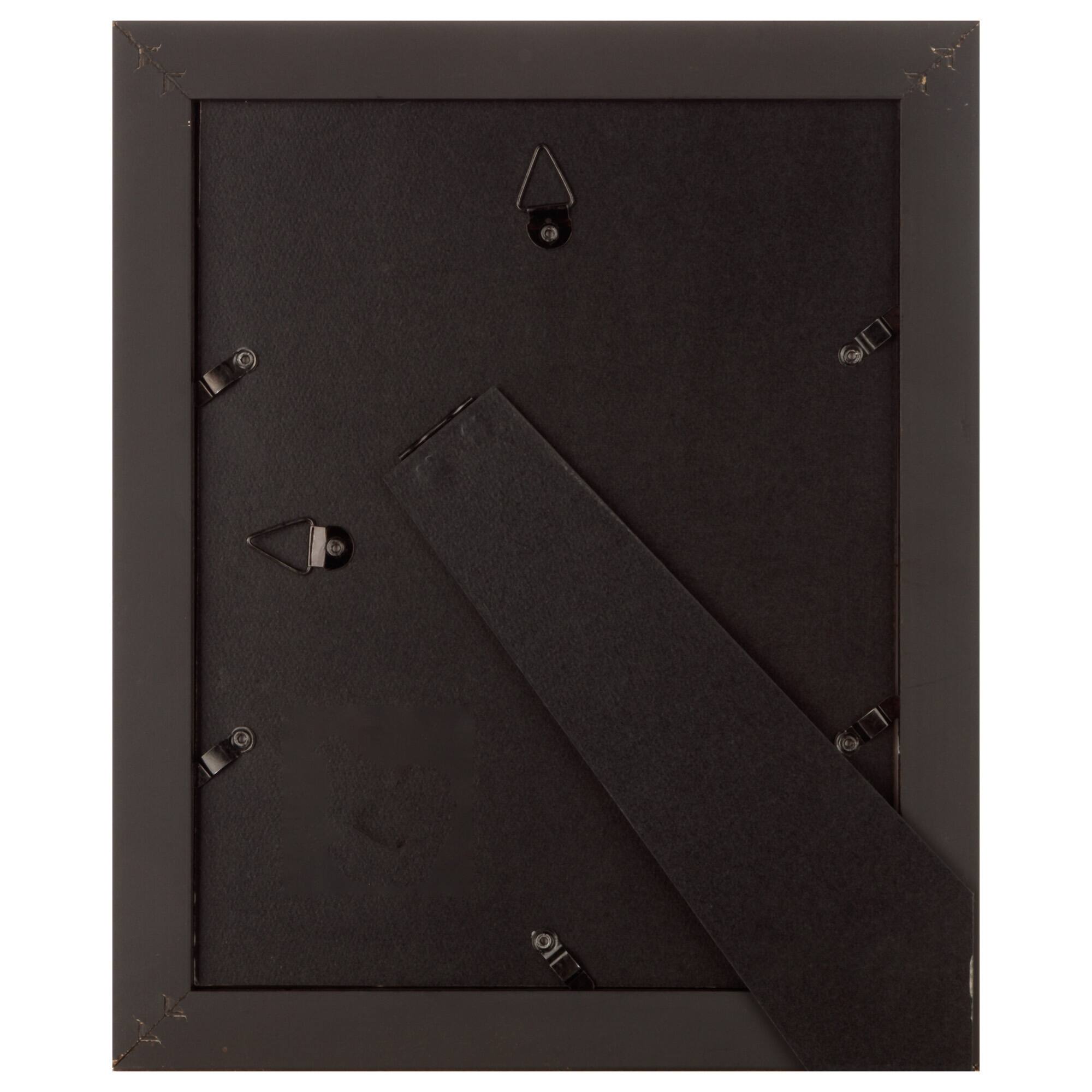 8 Pack: Walnut & Gold Trim Frame with Mat, Gallery by Studio Décor®