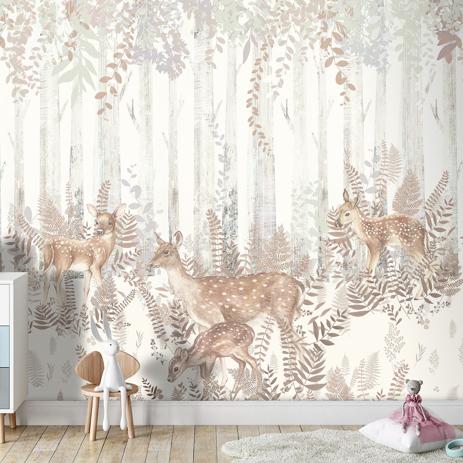 Designs Direct Fawn Meadow Wall Mural