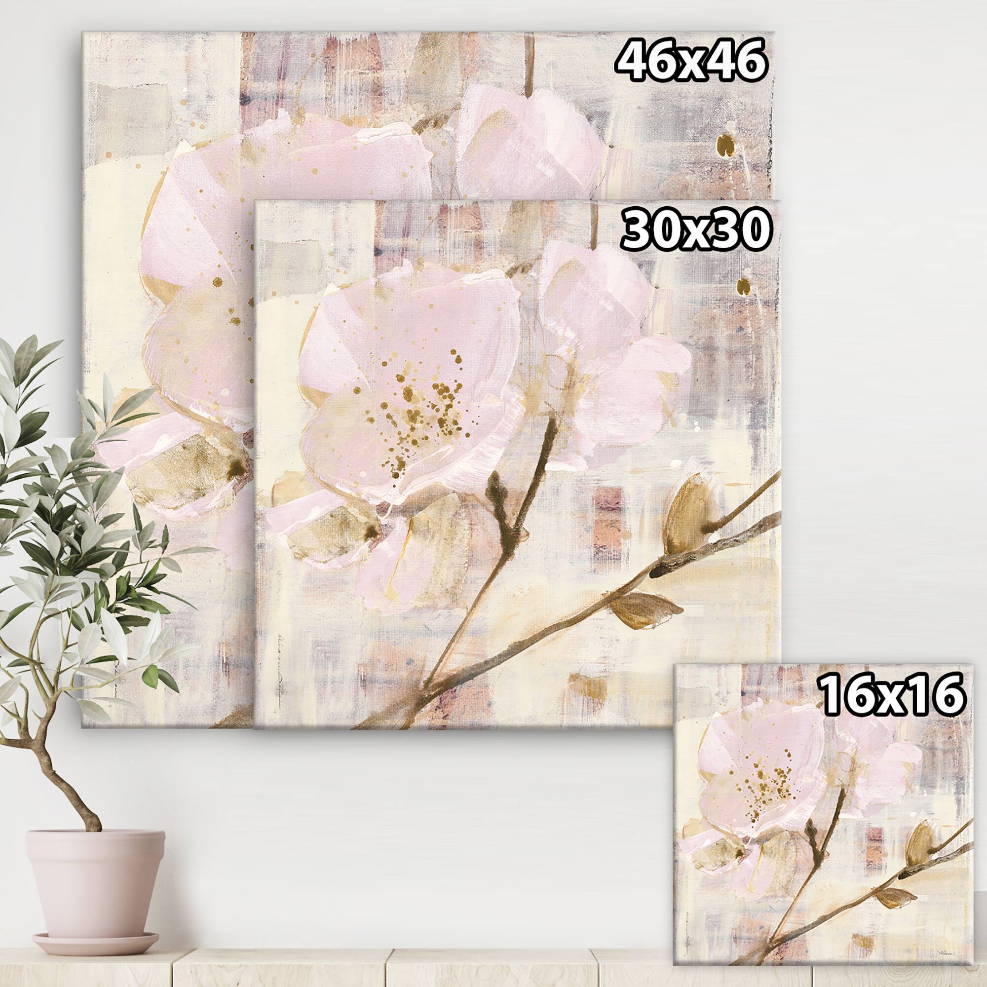 Designart - Elegance I Pink