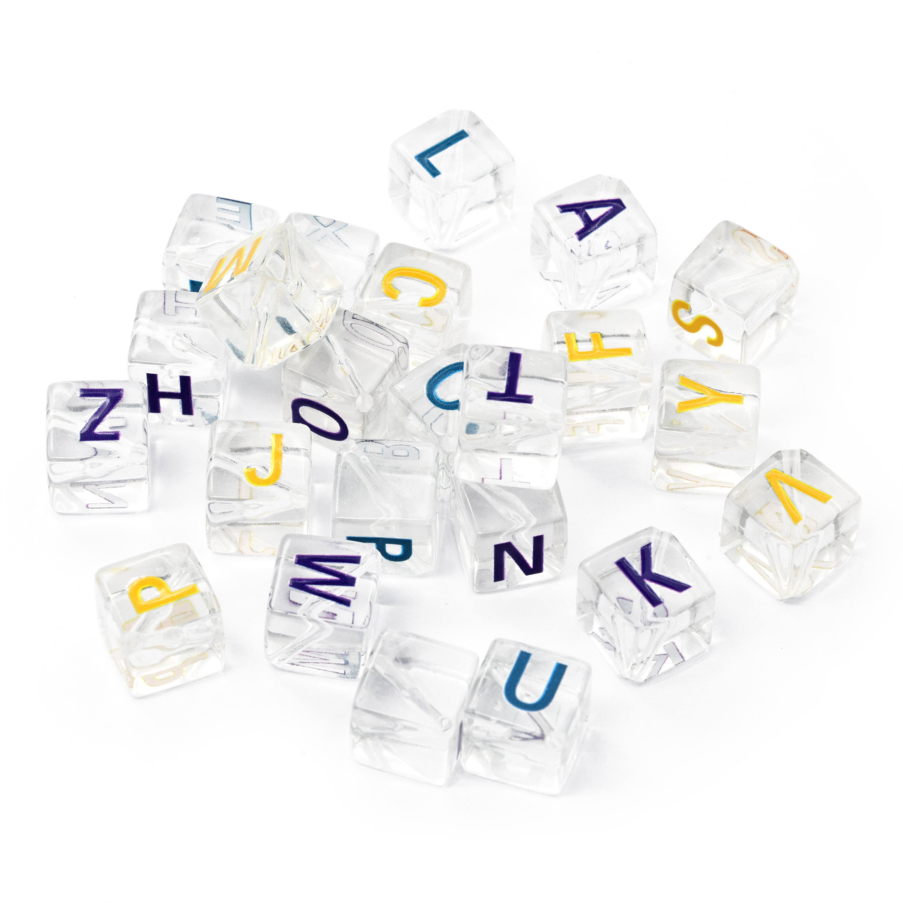 Clear Acrylic Alphabet Beads, 26ct. by Creatology™