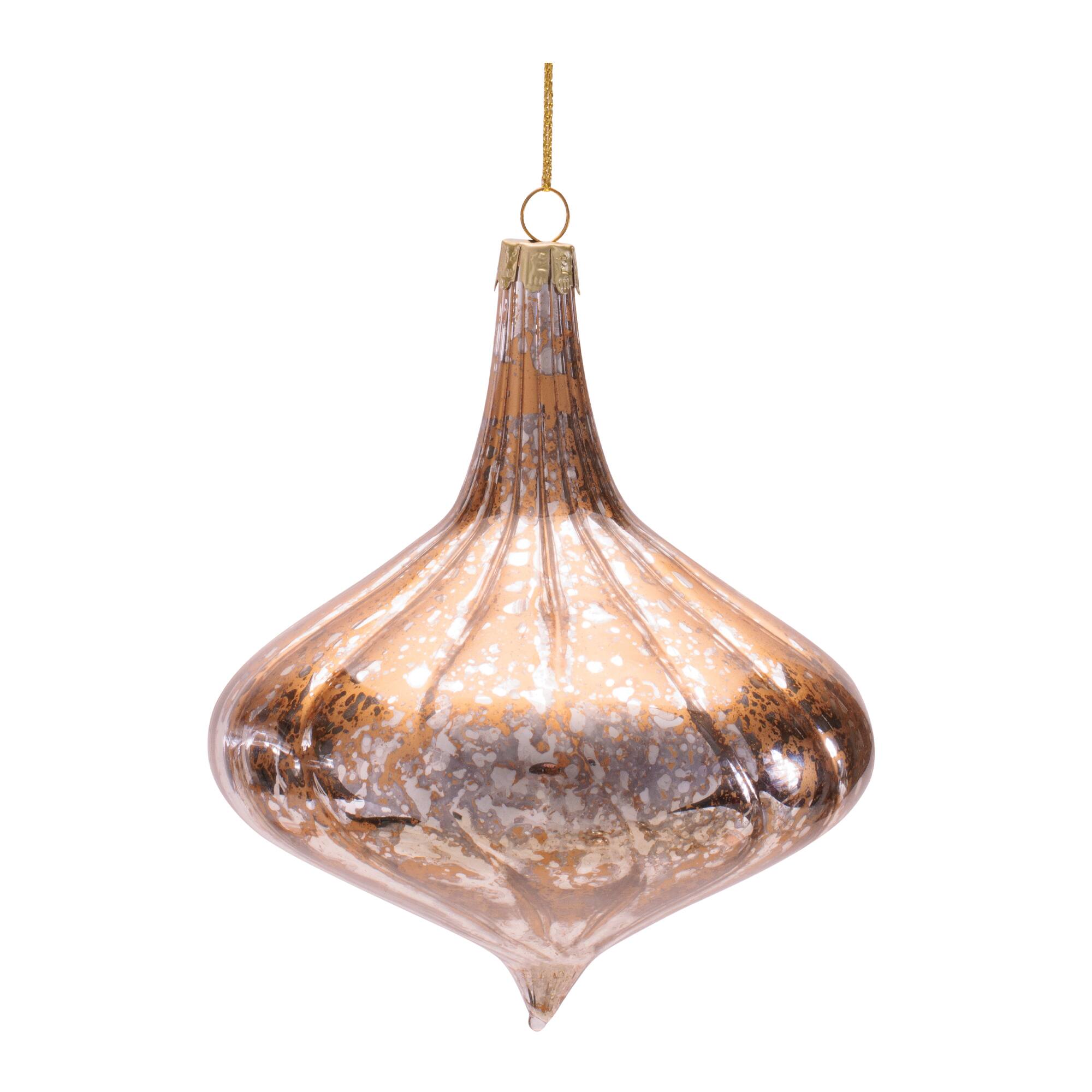 Melrose Brown Glass Ornament Set
