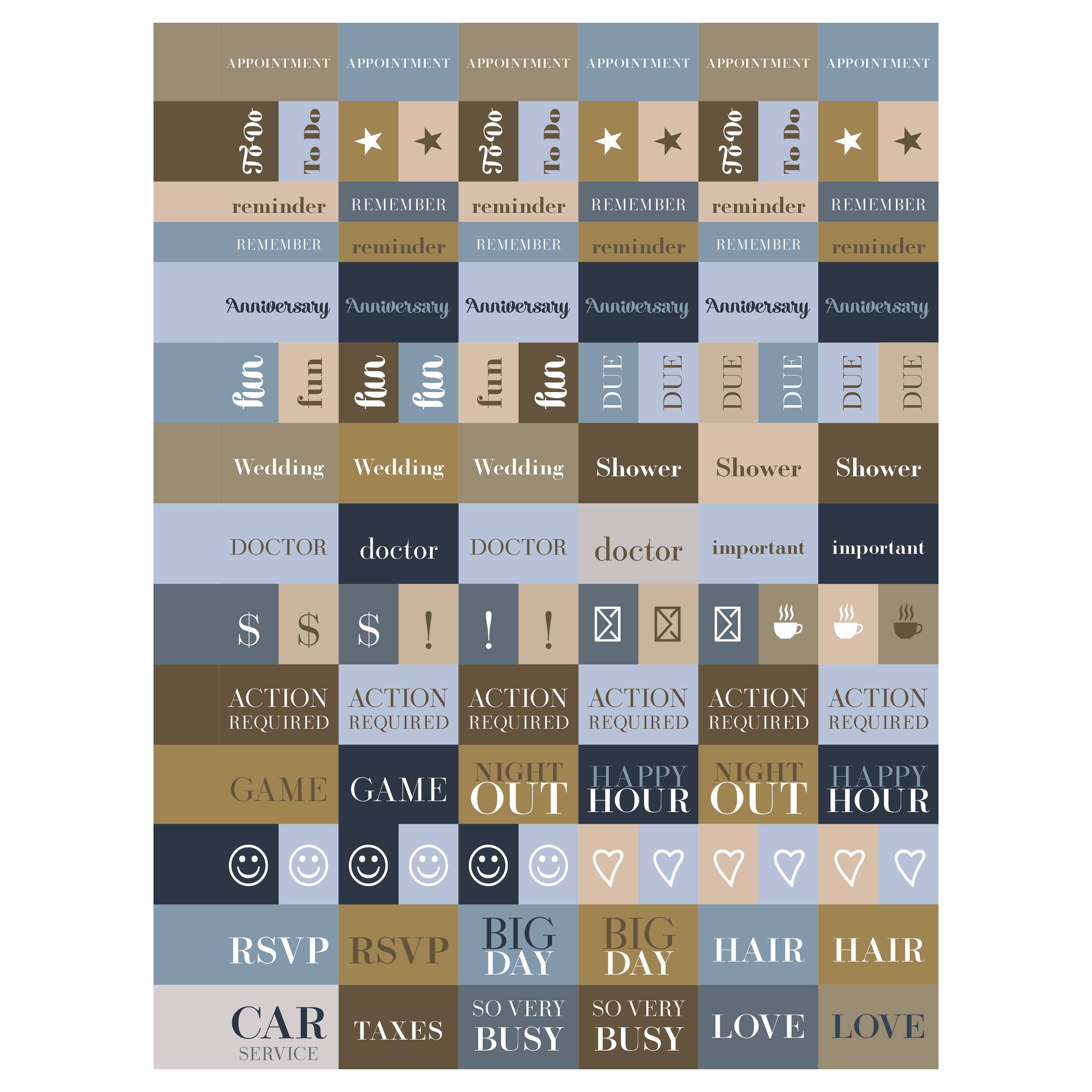 TF Publishing 2025-2026 Simply French Blue Medium Weekly/Monthly Planner