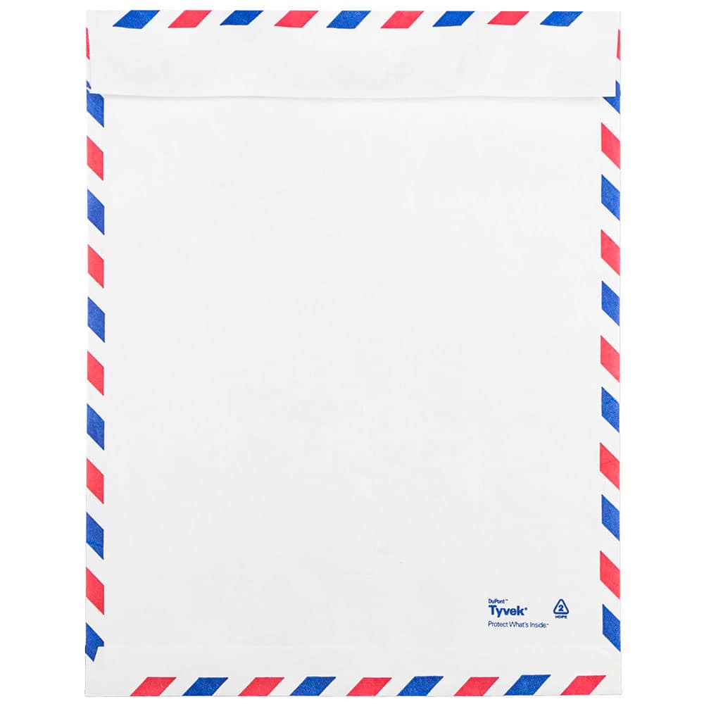 JAM Paper 9" x 12" White Airmail Tyvek Envelopes, 25ct.