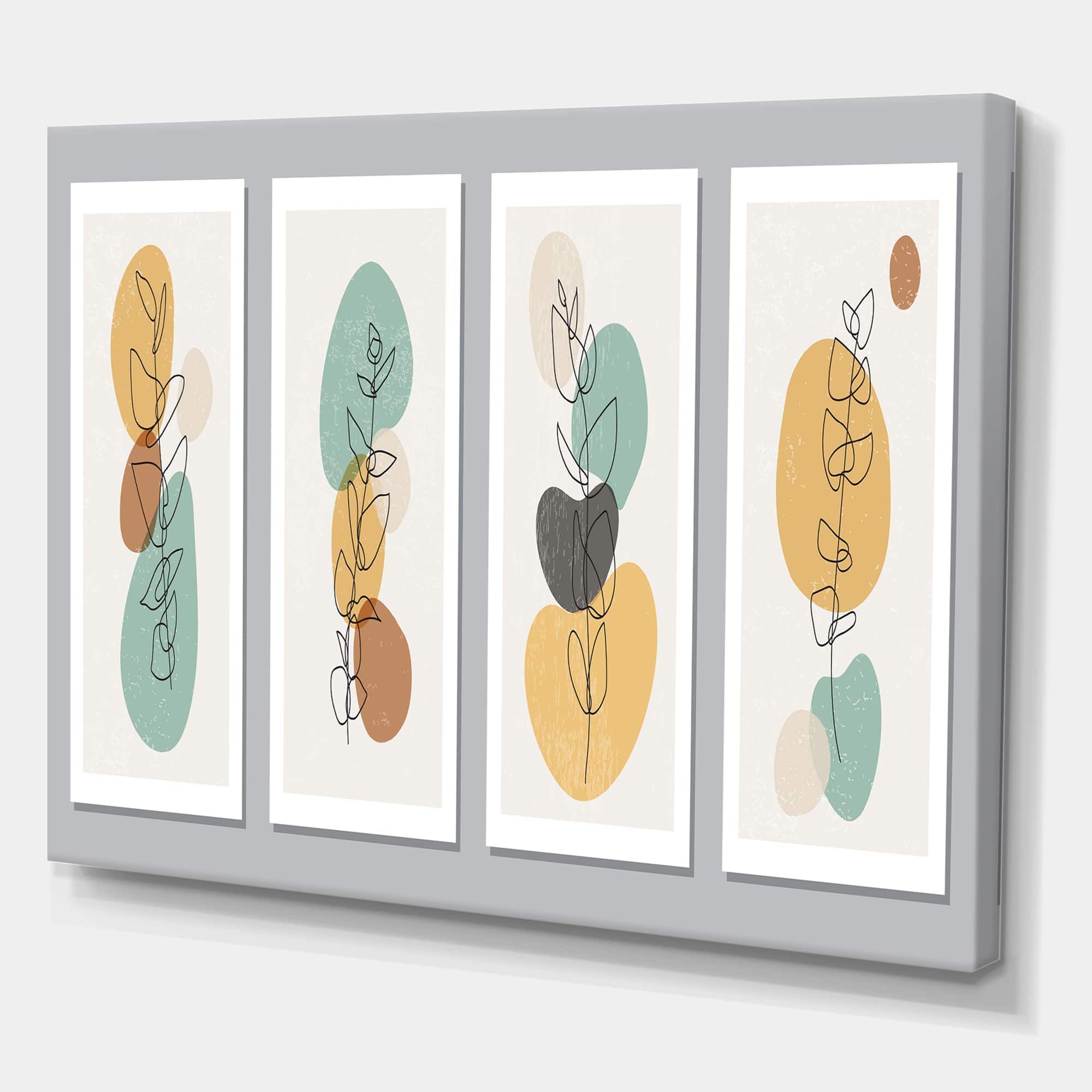 Designart - Minimalistic Compostion of Organic Shapes III