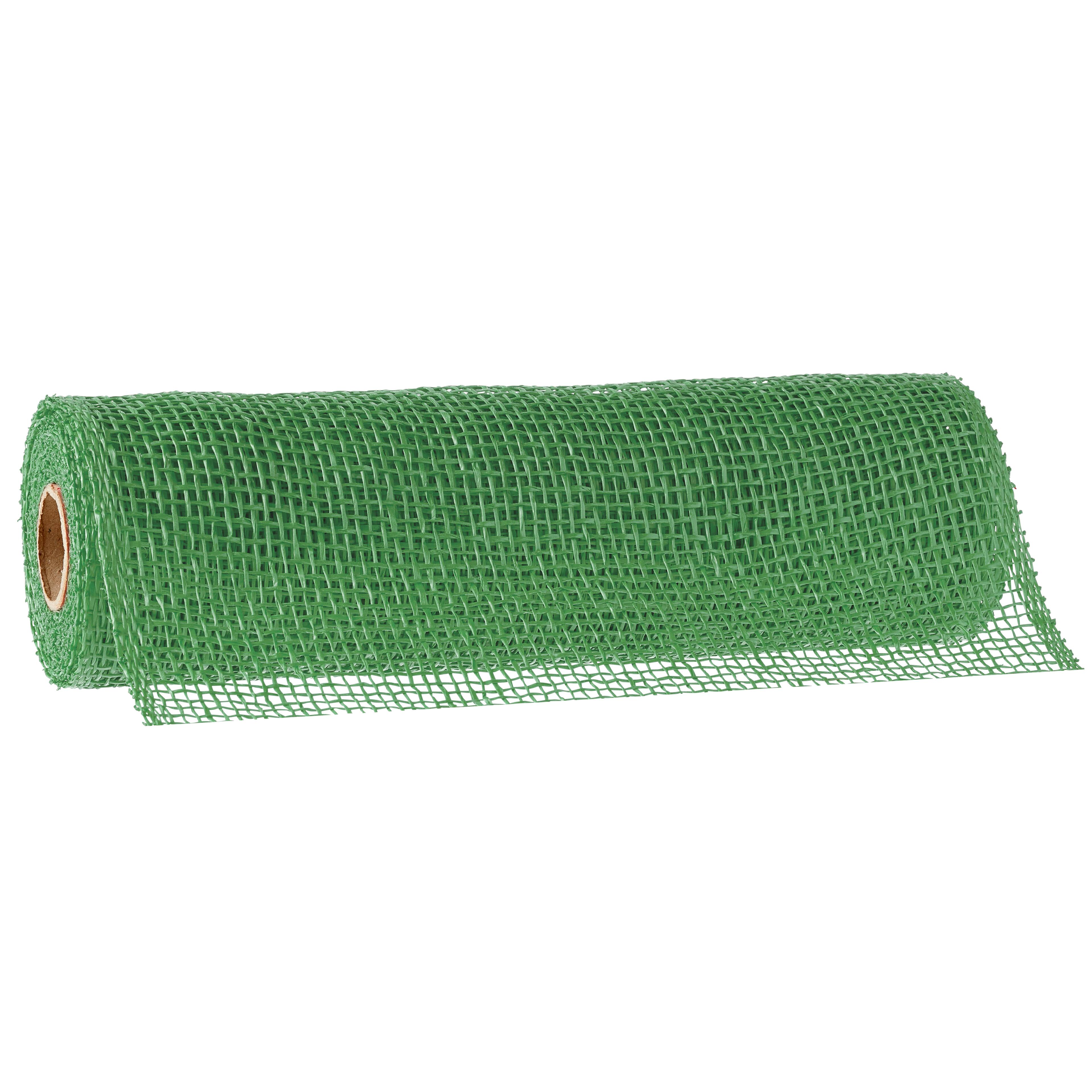 10" x 19ft. Green Poly Burlap Mesh by Celebrate It™