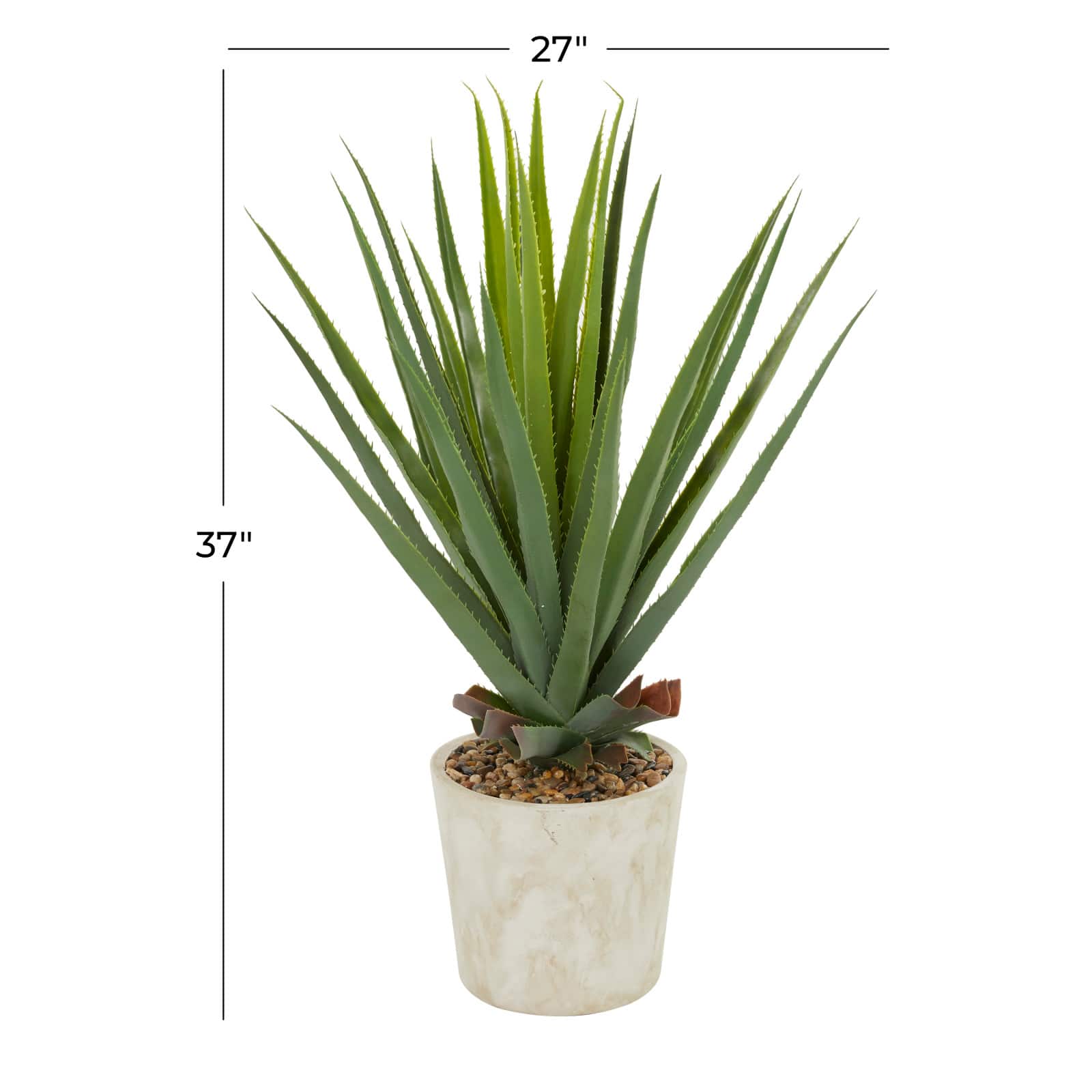 3ft. Potted Contemporary Aloe Artificial Foliage