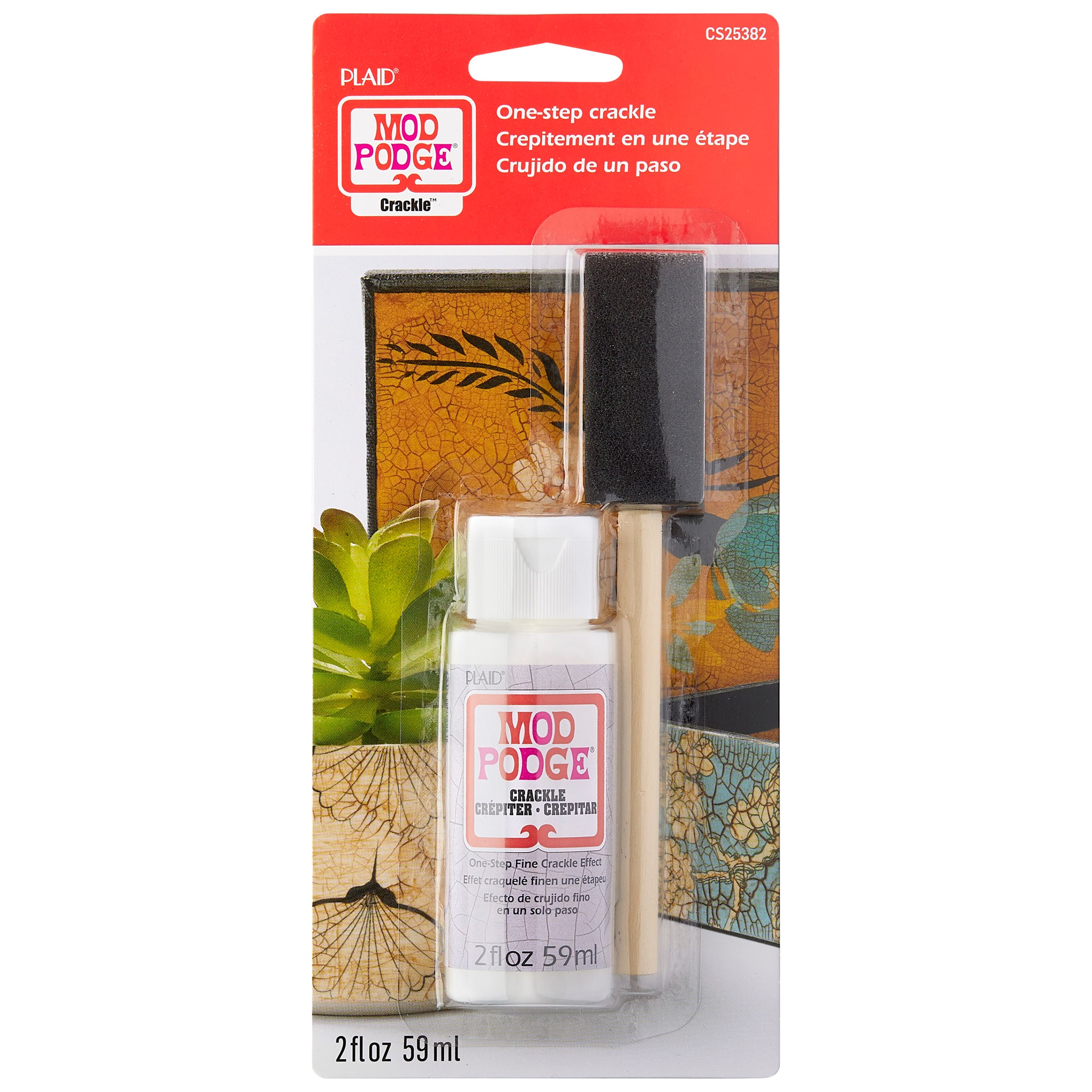 Mod Podge® Crackle & Brush Set