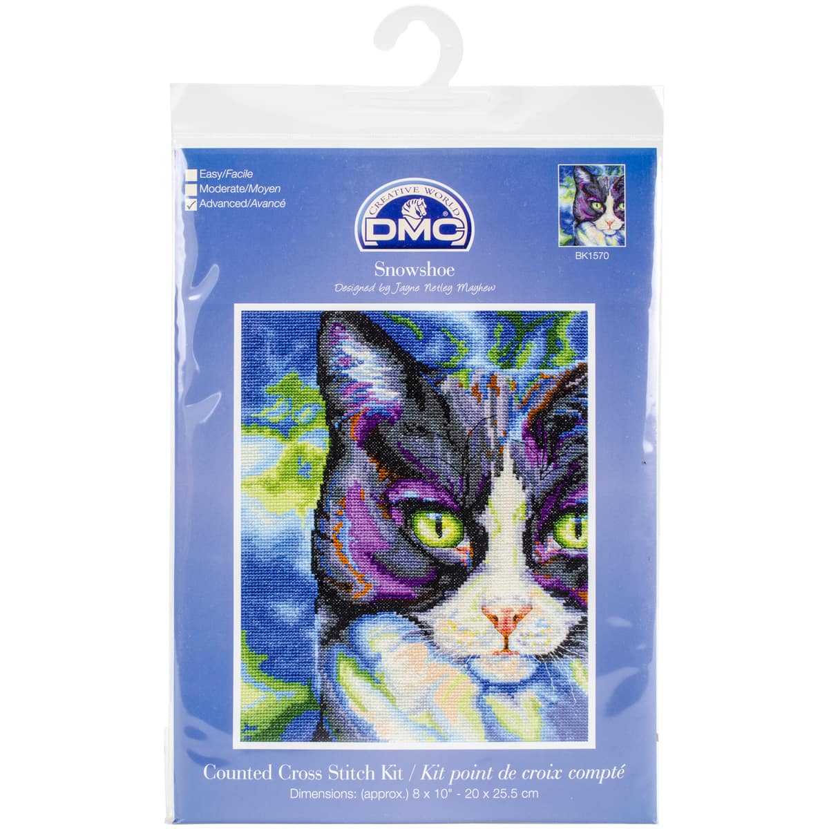 DMC® Snowshoe Counted Cross Stitch Kit