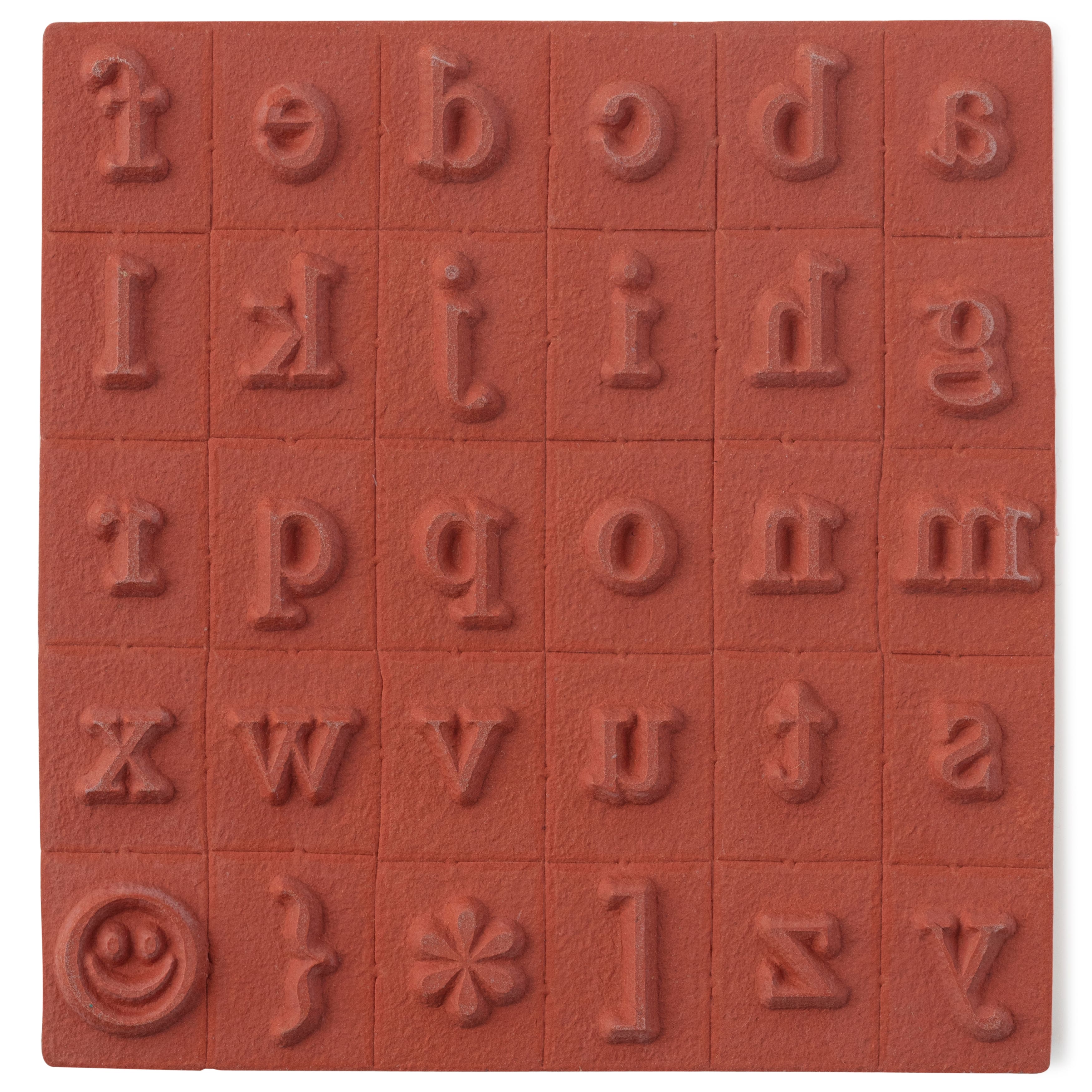 6 Pack: Medium Lowercase Alphabet Wood Stamp Set by Recollections™