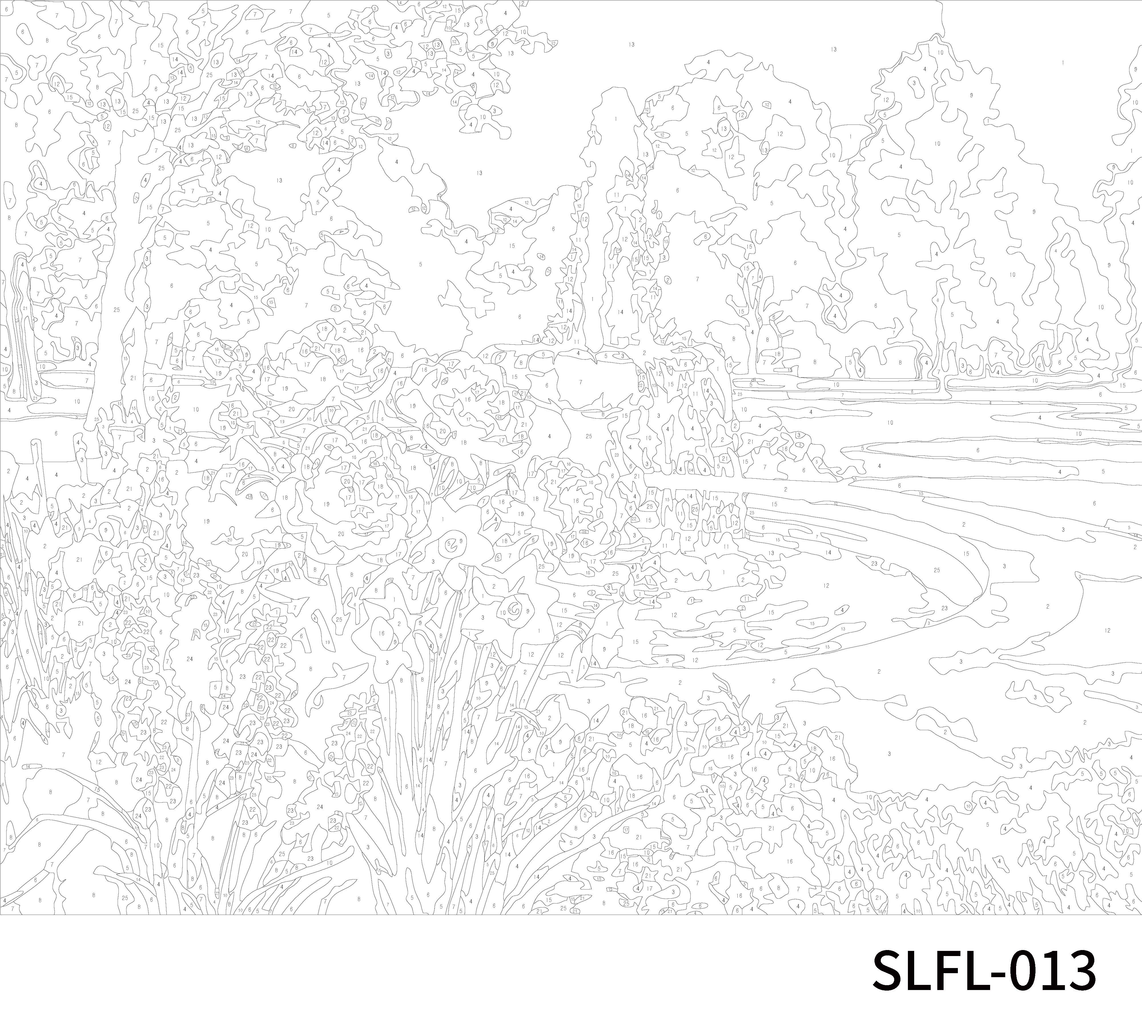 20" x 16" Fountain Paint-by-Number Kit by Artist's Loft®