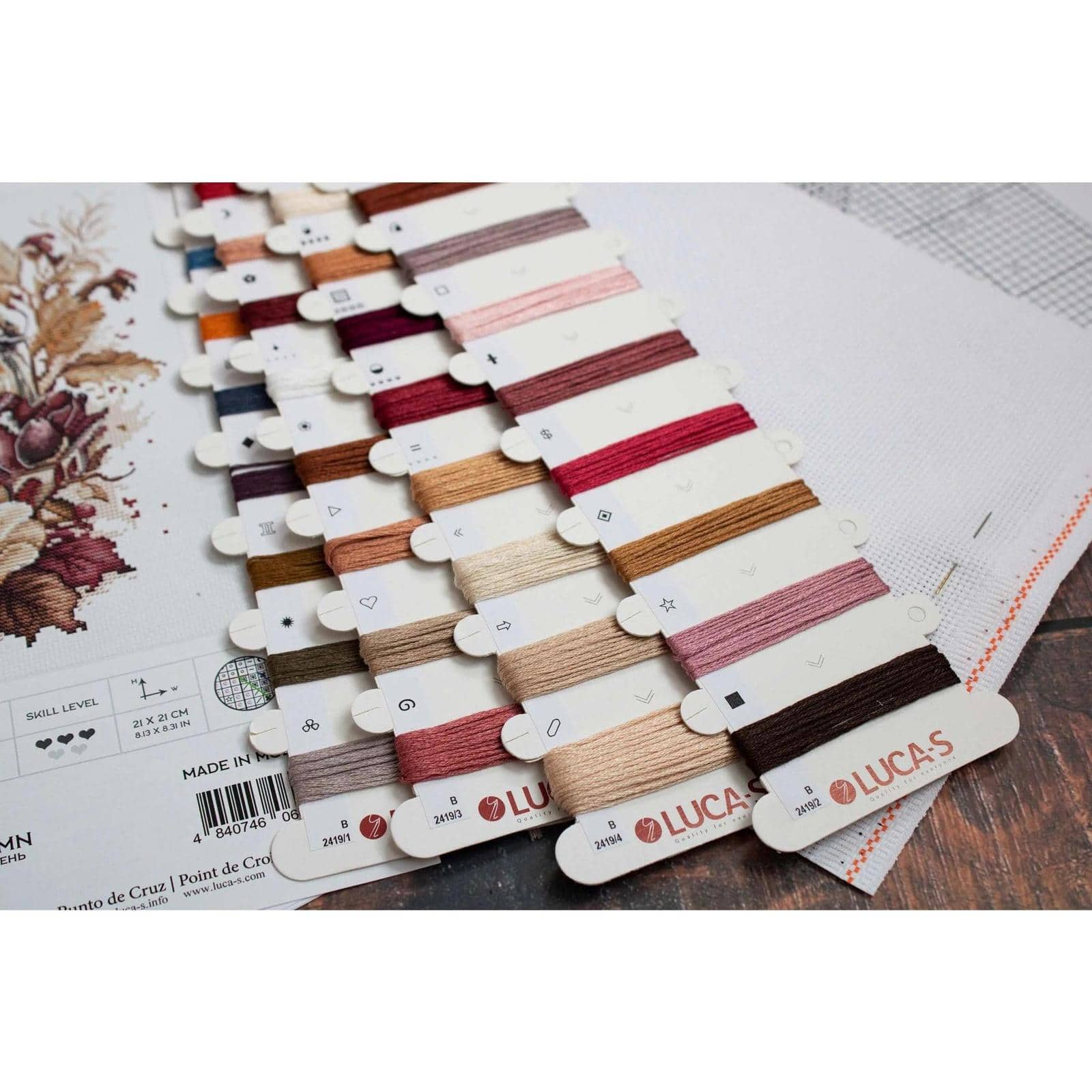 Luca-S The Birds-Autumn Counted Cross-Stitch Kit