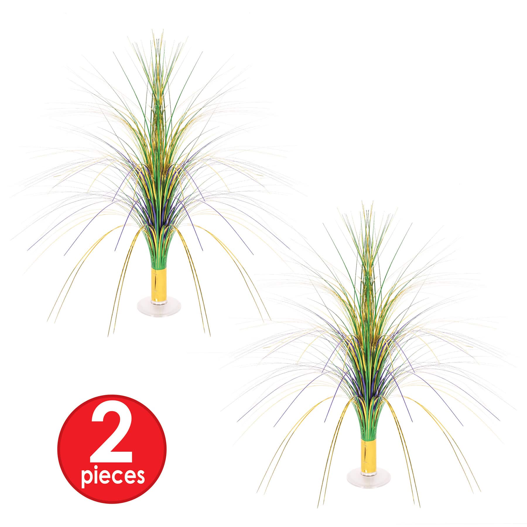 Beistle 19" Metallic Spray Centerpieces, 2ct.