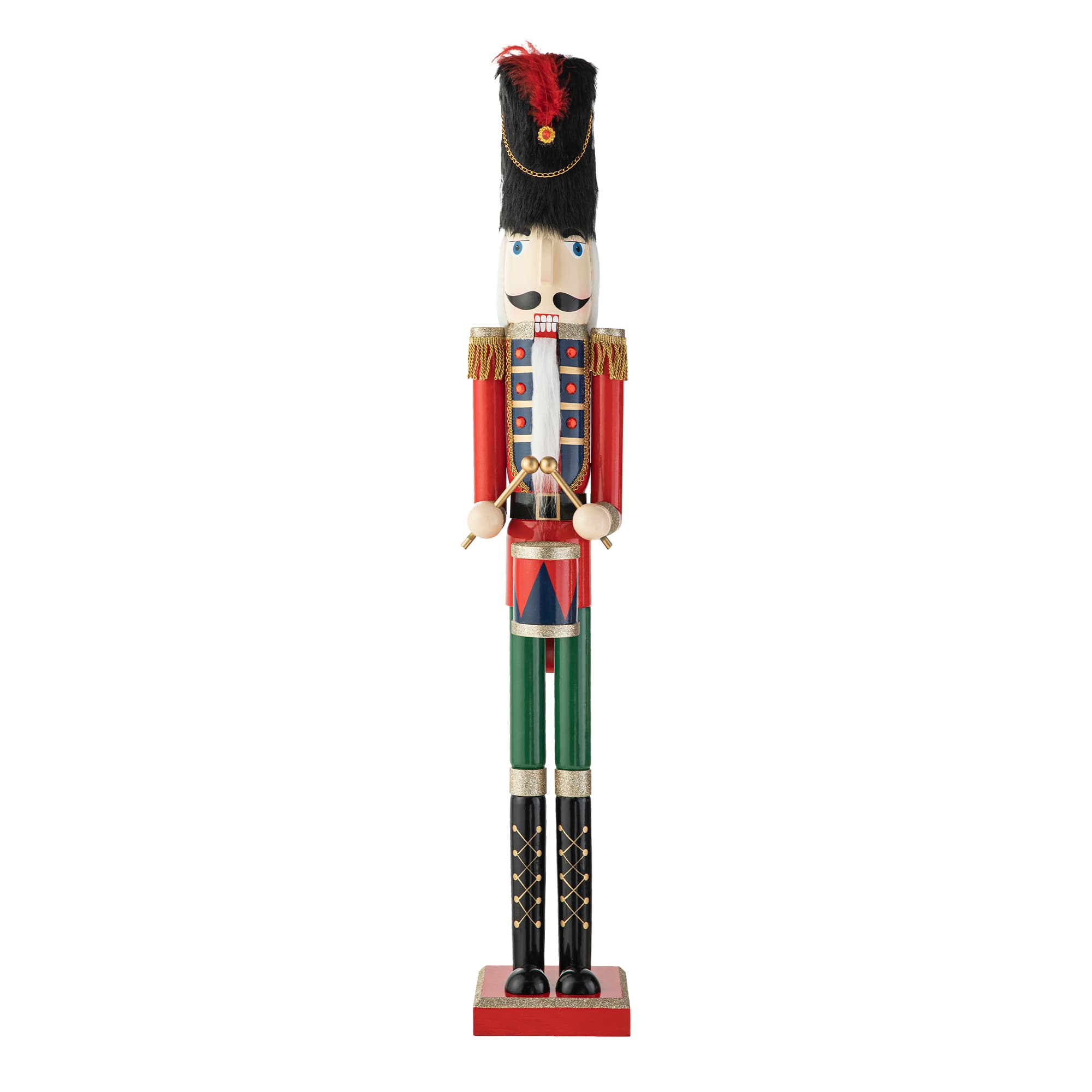 Glitzhome® 42" Wooden Christmas Soldier Nutcracker