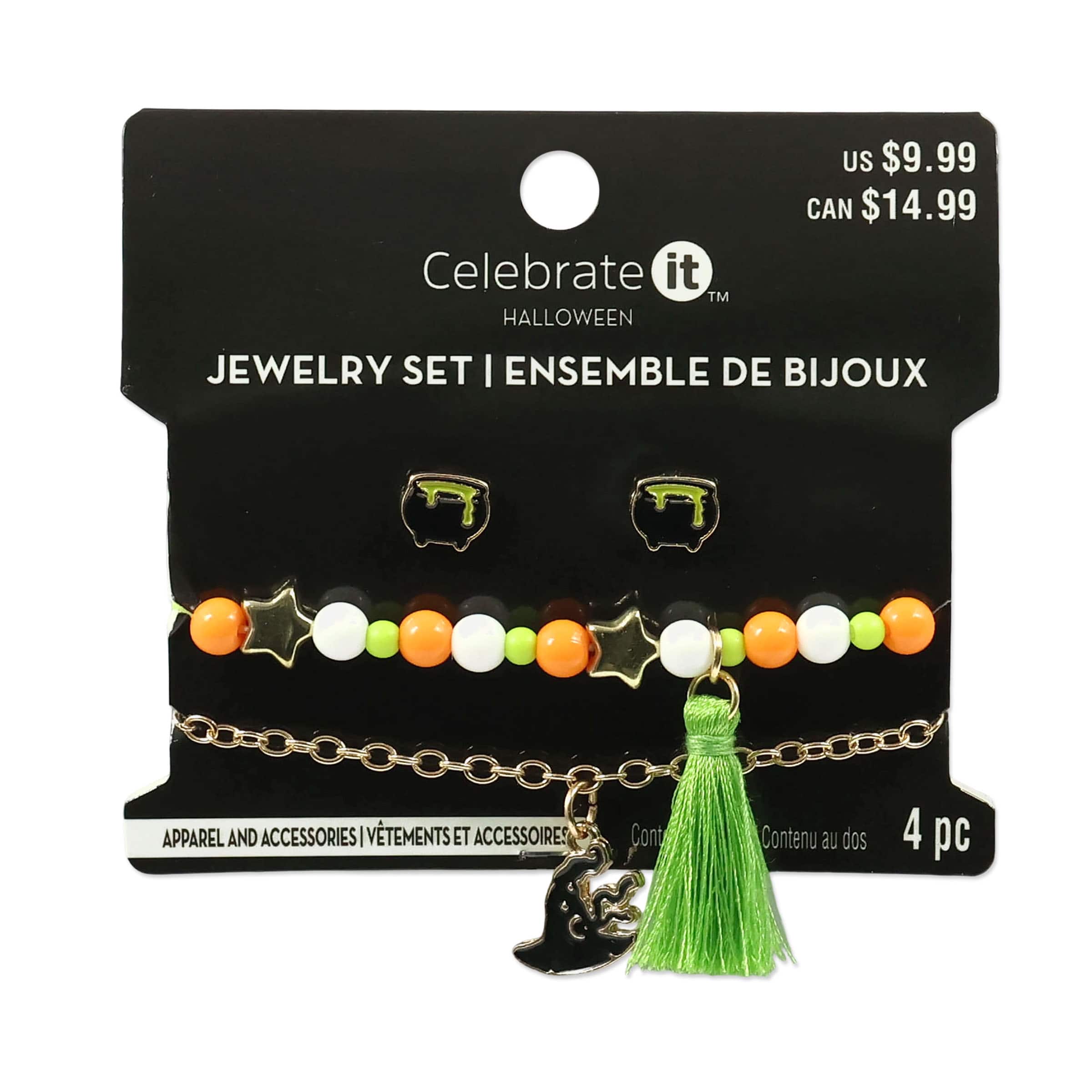 Halloween Green  Jewelry Set by Celebrate It™