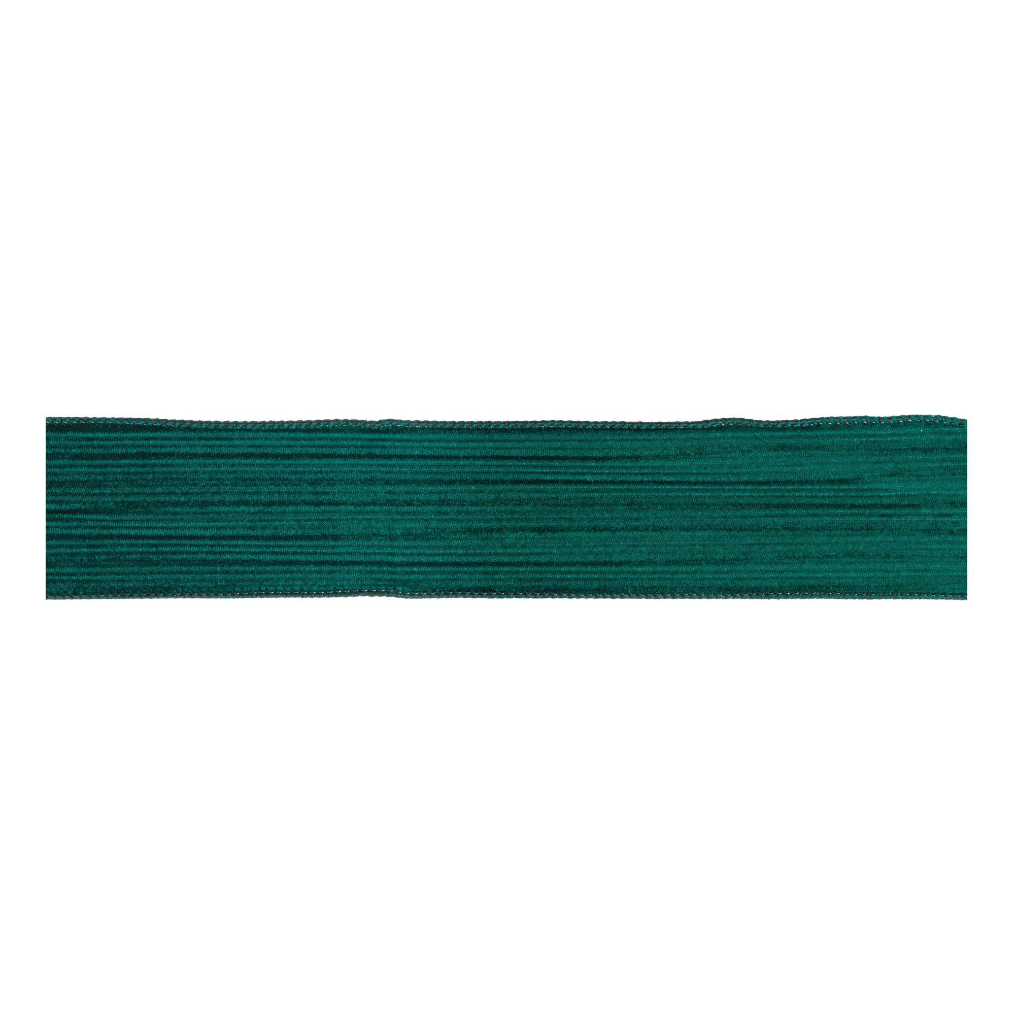 Melrose 2.5" x 10yd. Emerald Textured Wired Ribbon