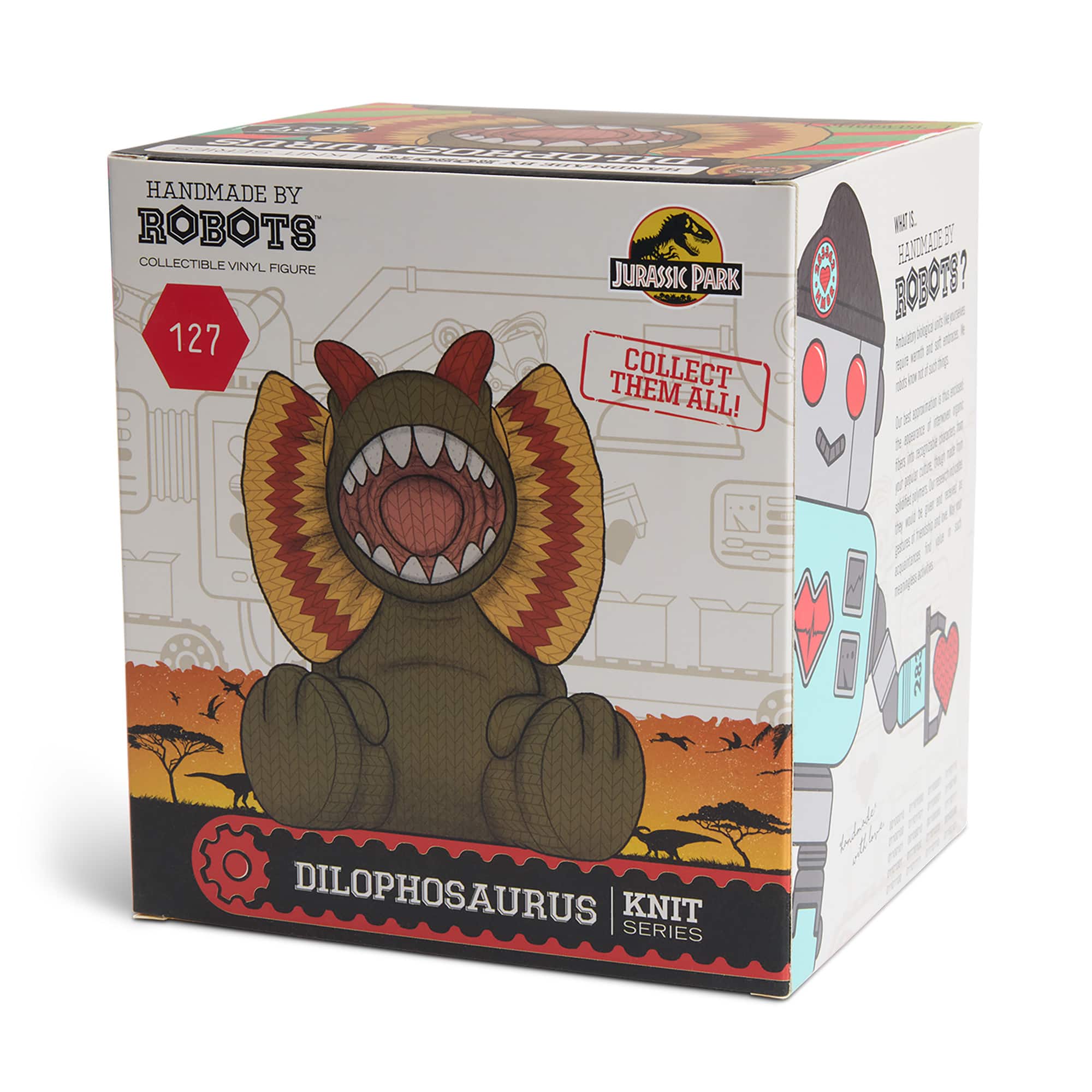 Handmade by Robots™ Jurassic Park Dilophosaurus No.127 Vinyl Figure