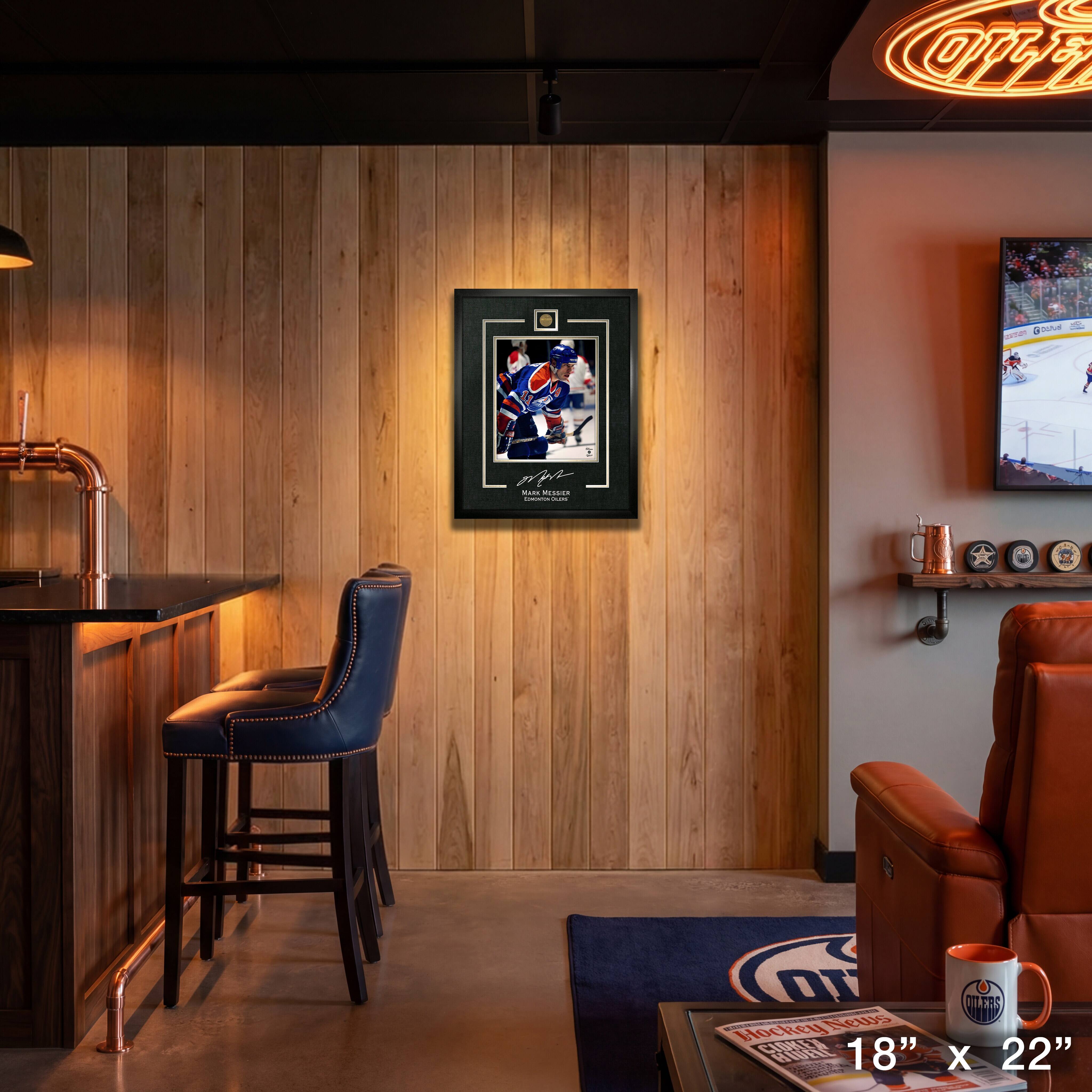 Mark Messier 16" x 20" Replica Signature Frame Oilers