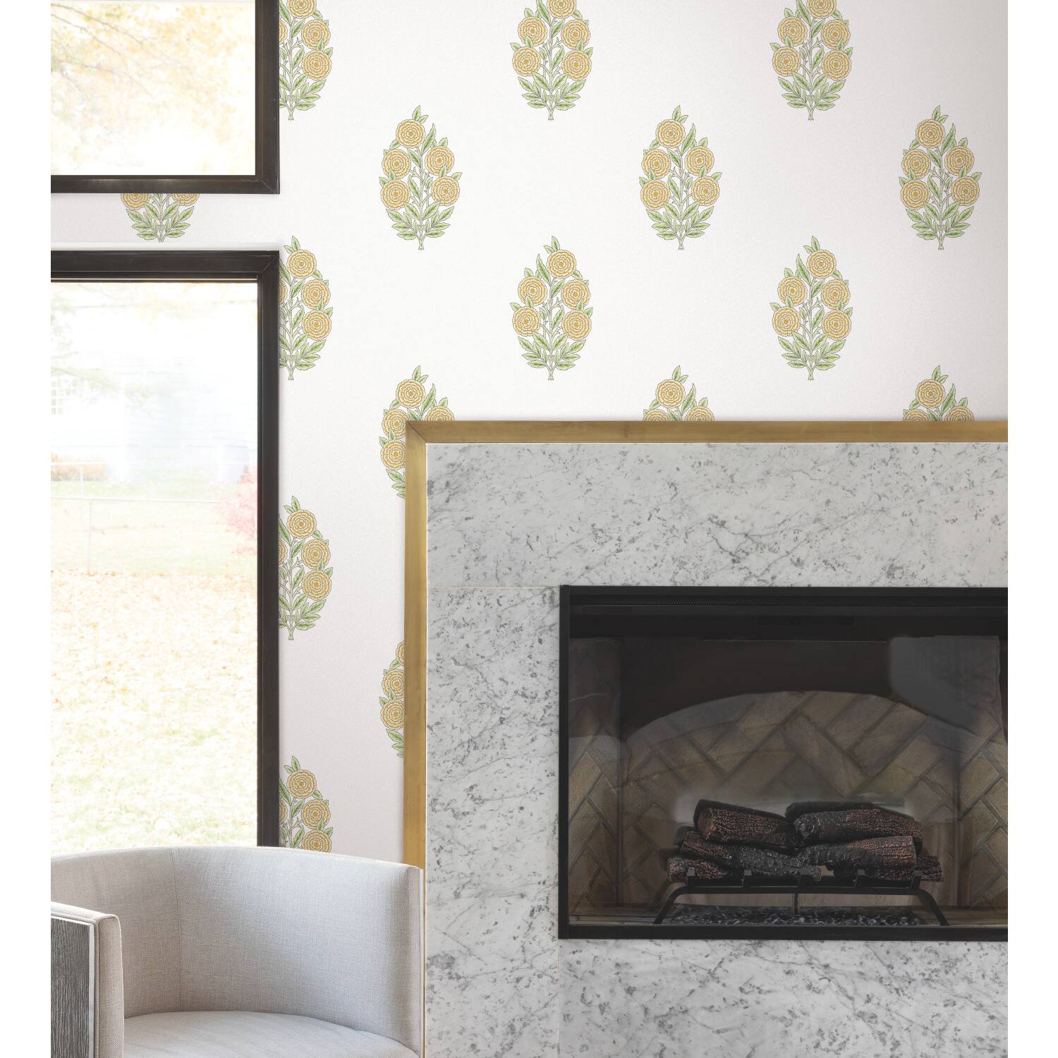 RoomMates Tamara Day Dutch Floral Peel & Stick Wallpaper