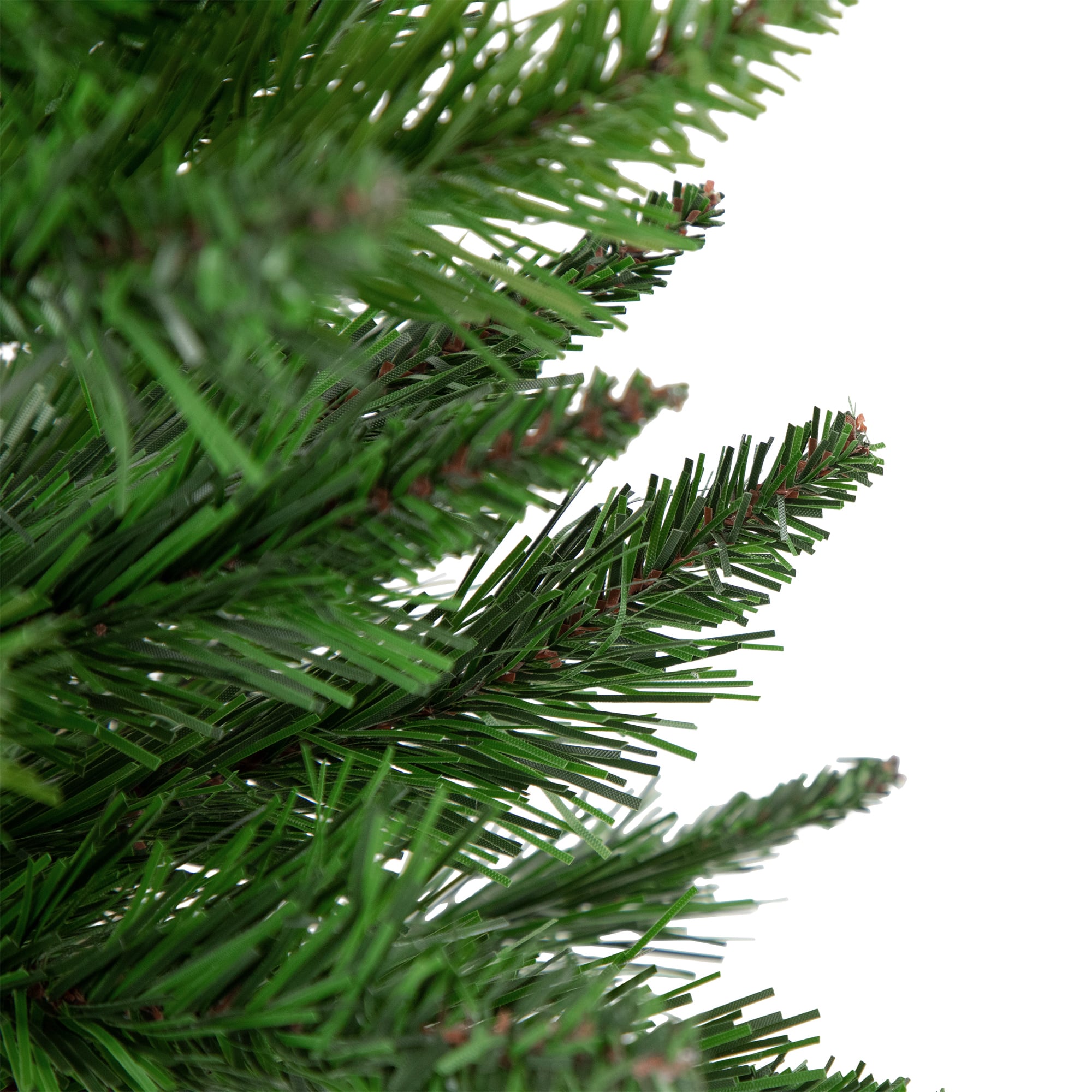 18" Unlit Mini Balsam Pine Medium Artificial Christmas Tree in Burlap Base