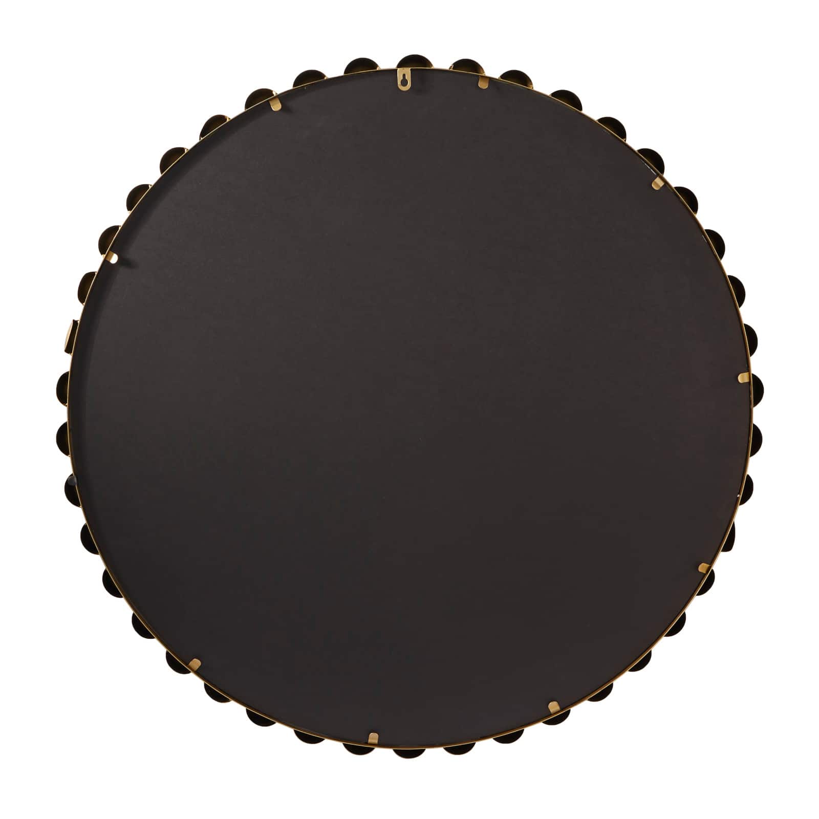CosmoLiving by Cosmopolitan Gold Metal Orb Framed Wall Mirror 36" x 2" x 36"