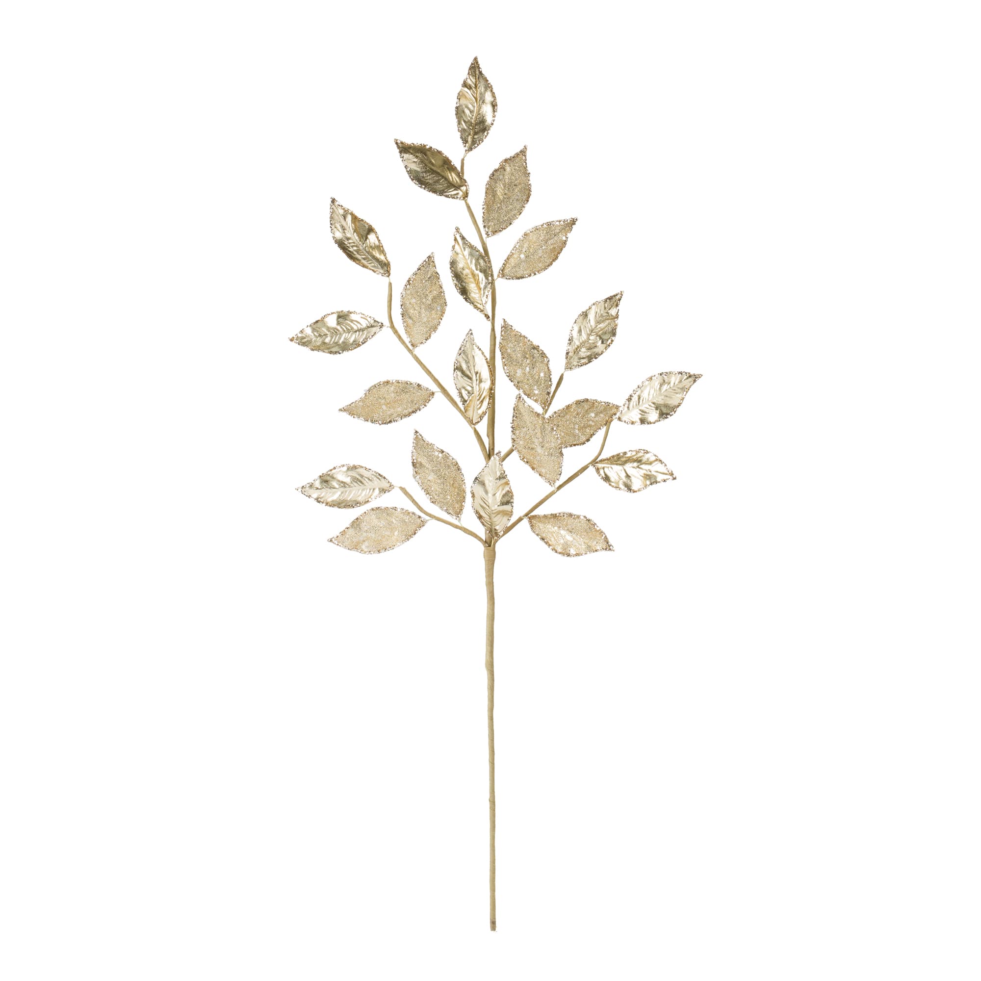 Glittered Leaf Spray, 2ct.