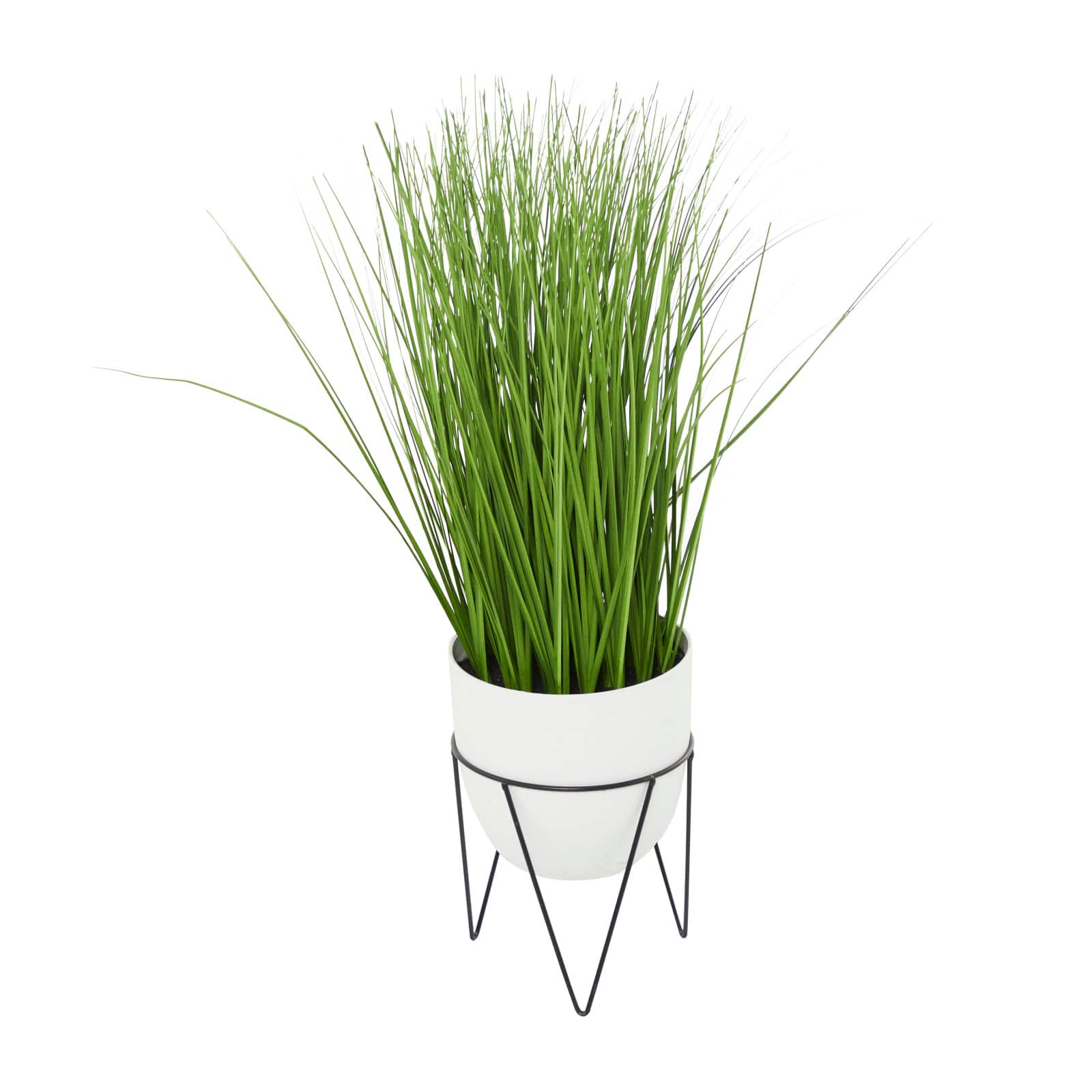 25" White Contemporary Floral & Botanical Artificial Foliage