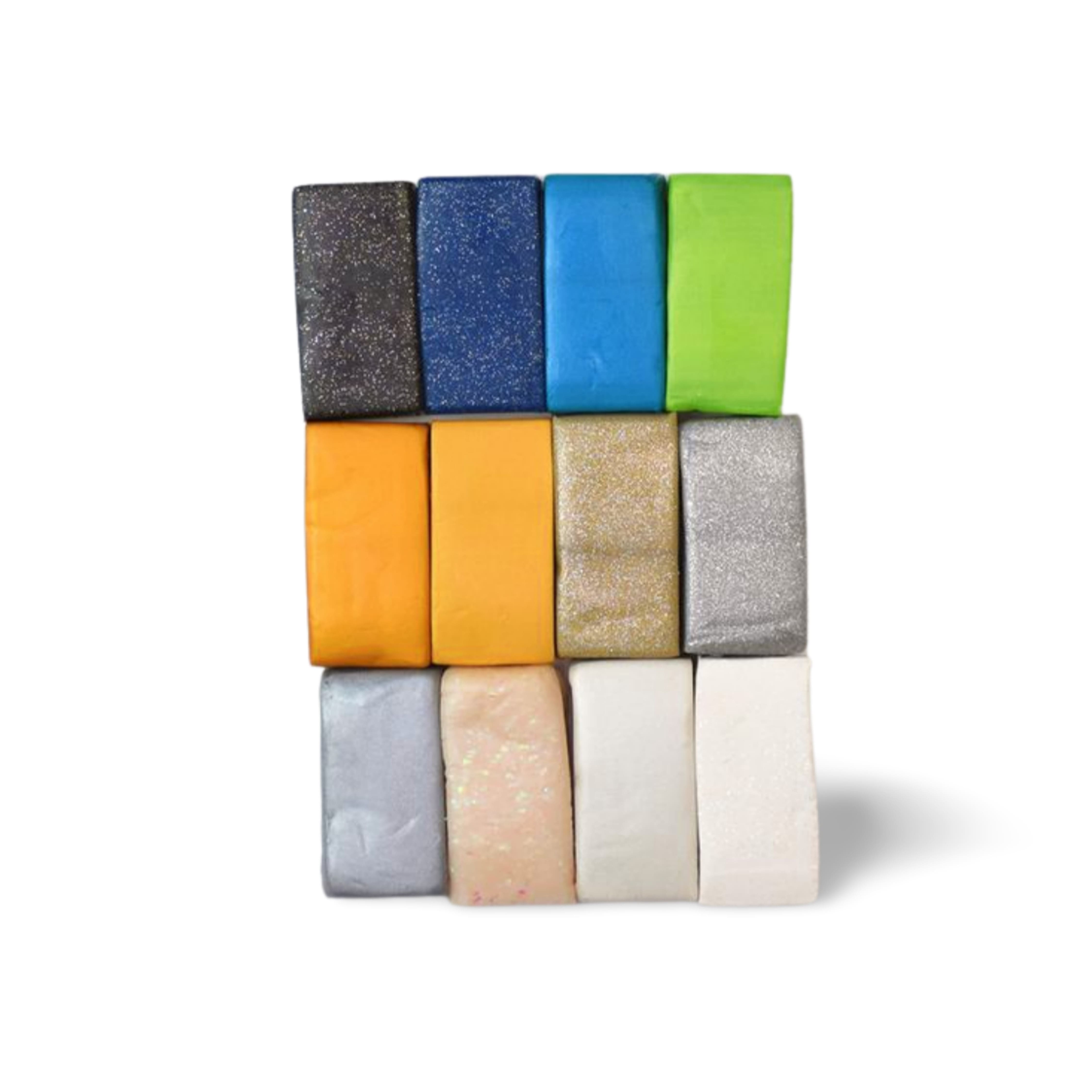 6 Packs: 12 ct. (72 total) Sculpey Premo™ Metallics & Glitters Sampler