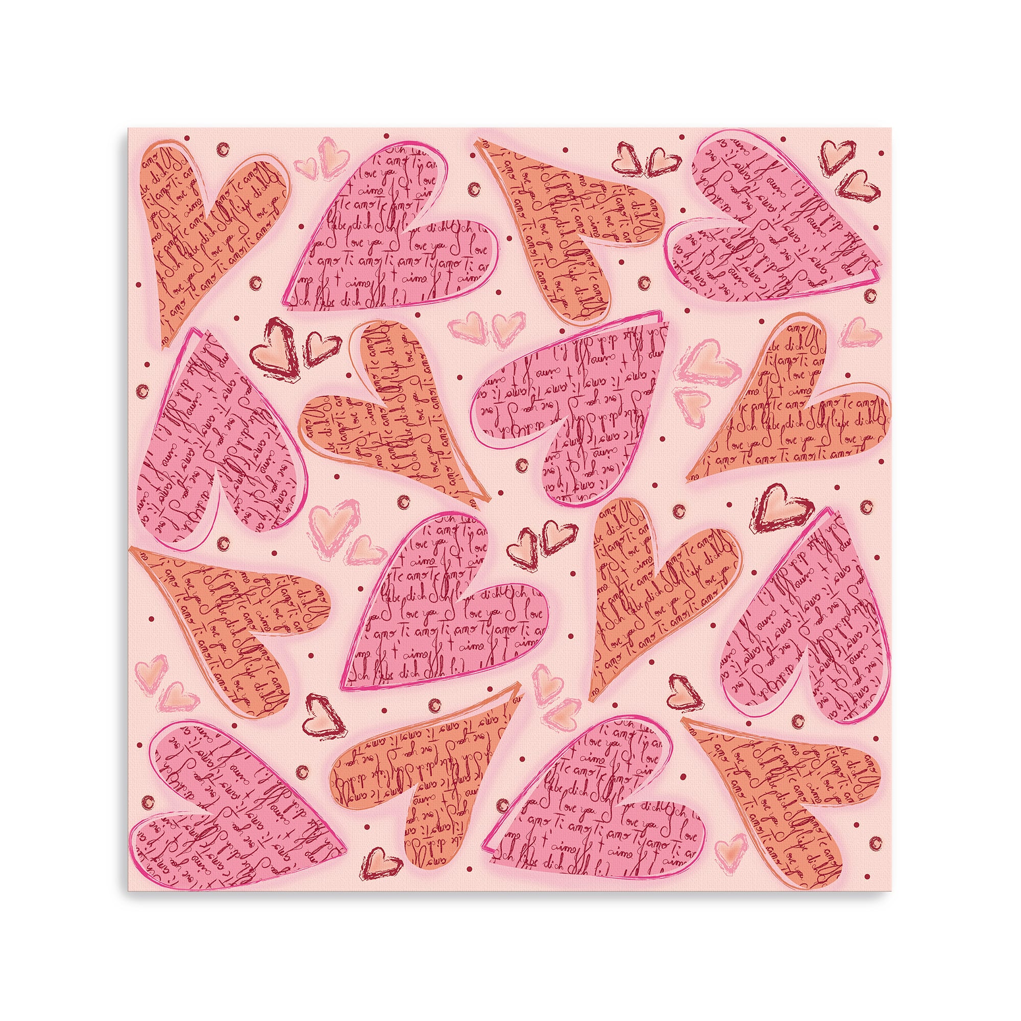 Write Love Canvas Giclée Art