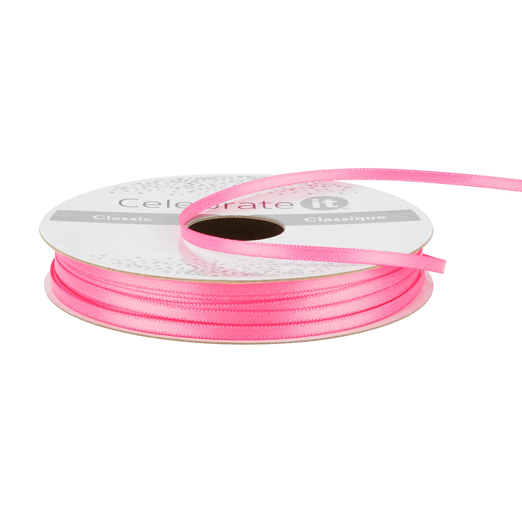 1/8" x 10yd. Satin Ribbon by Celebrate It™