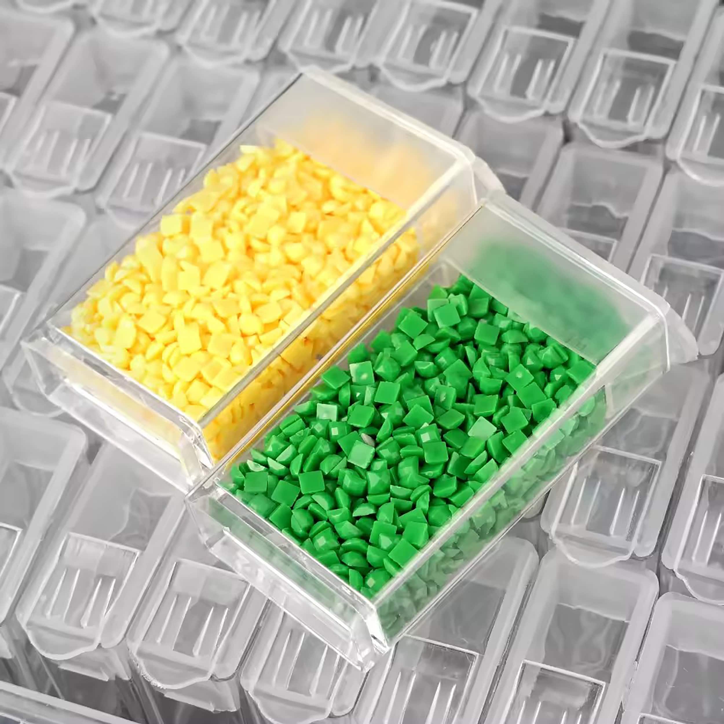 Sparkly Selections Clear Diamond Painting Storage Container with Bottles