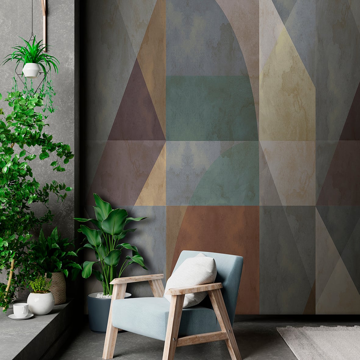 Designs Direct Geo Horizon Wall Mural