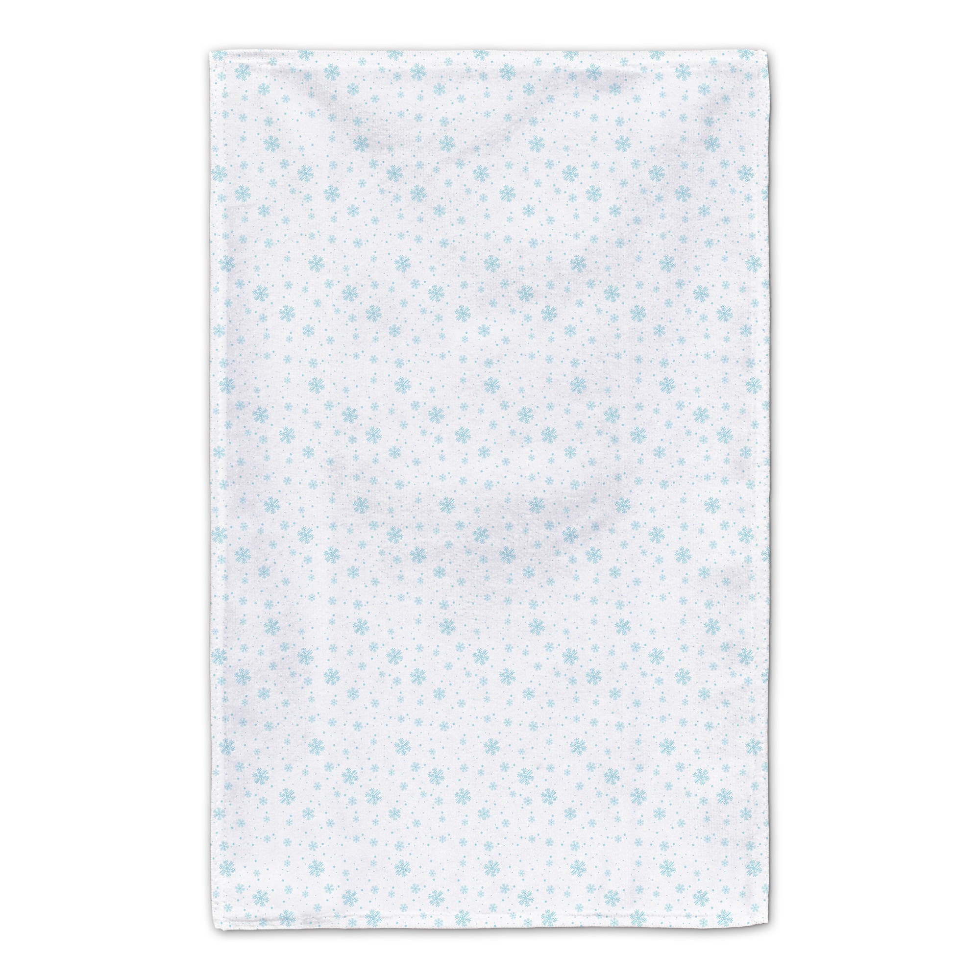 Let it Gnome Blue Snowflakes Tea Towels - Set of 2