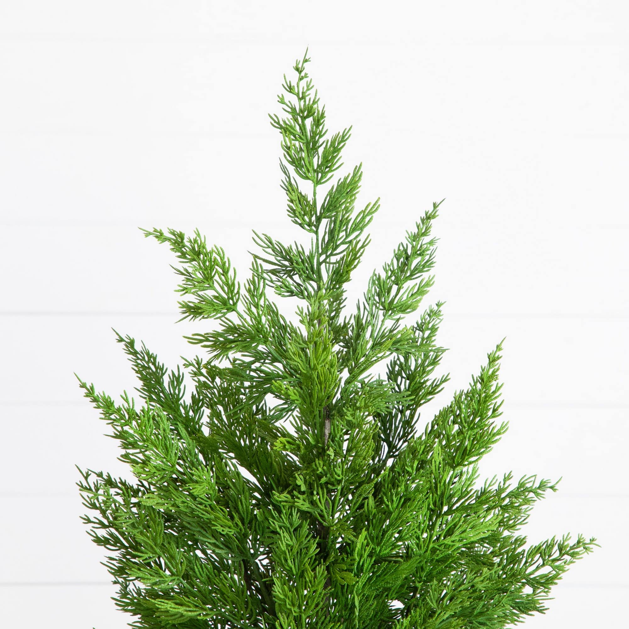 Nearly Natural 26" Artificial Real Touch Cypress Christmas Tree