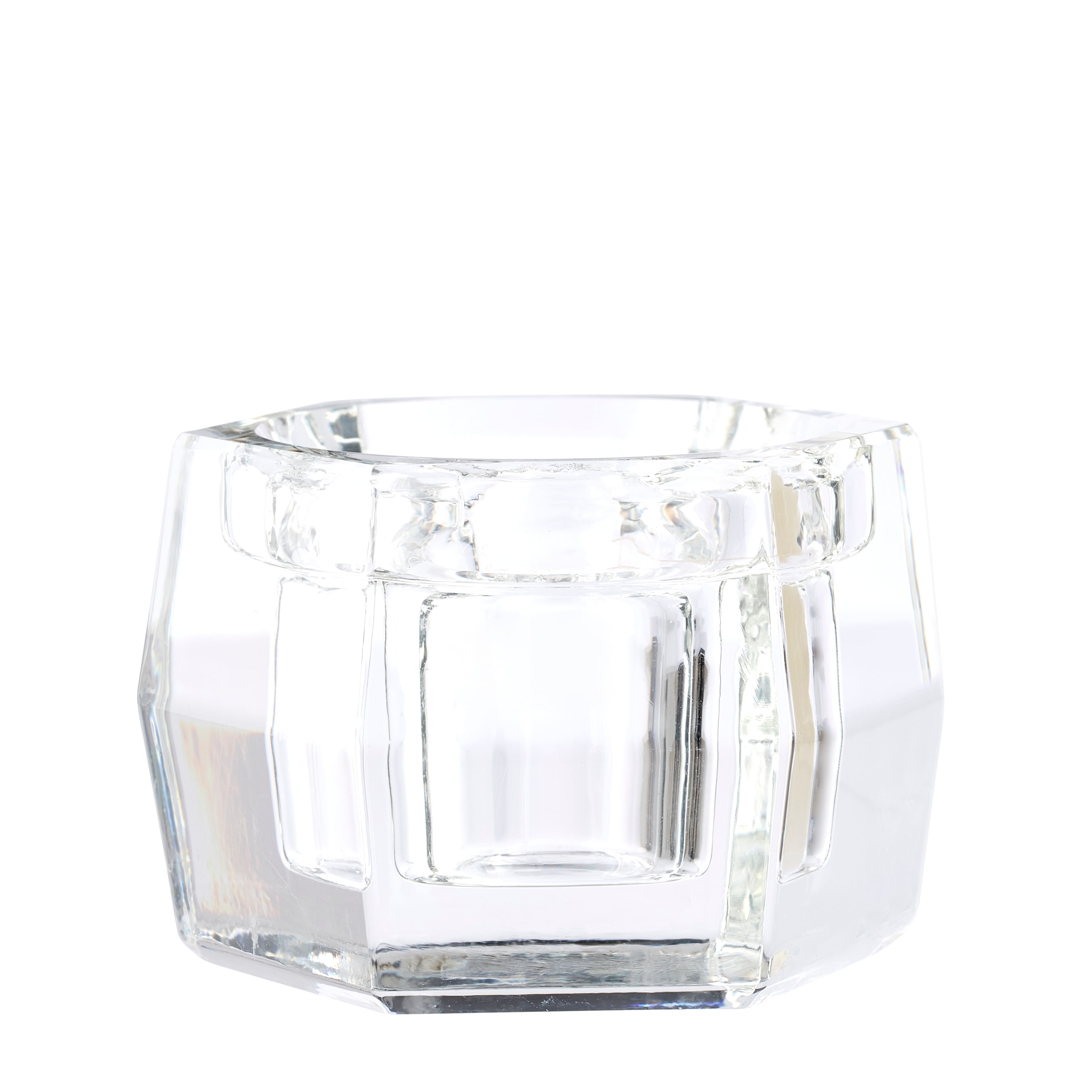 12 Pack: Crystal Hexacube Taper Holder by Ashland®