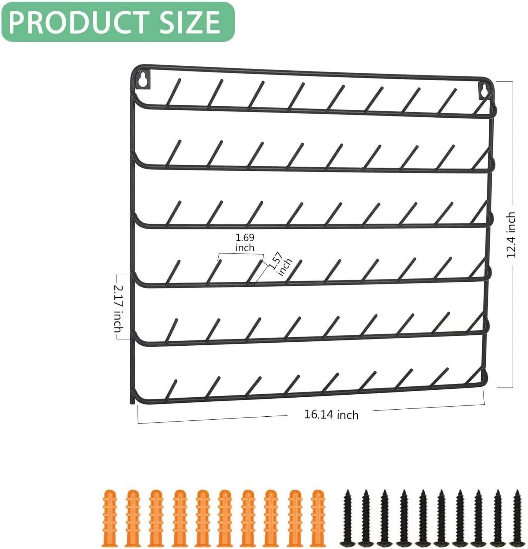 NEX™ 54-Spool Wall-Mounted Sewing Thread Rack
