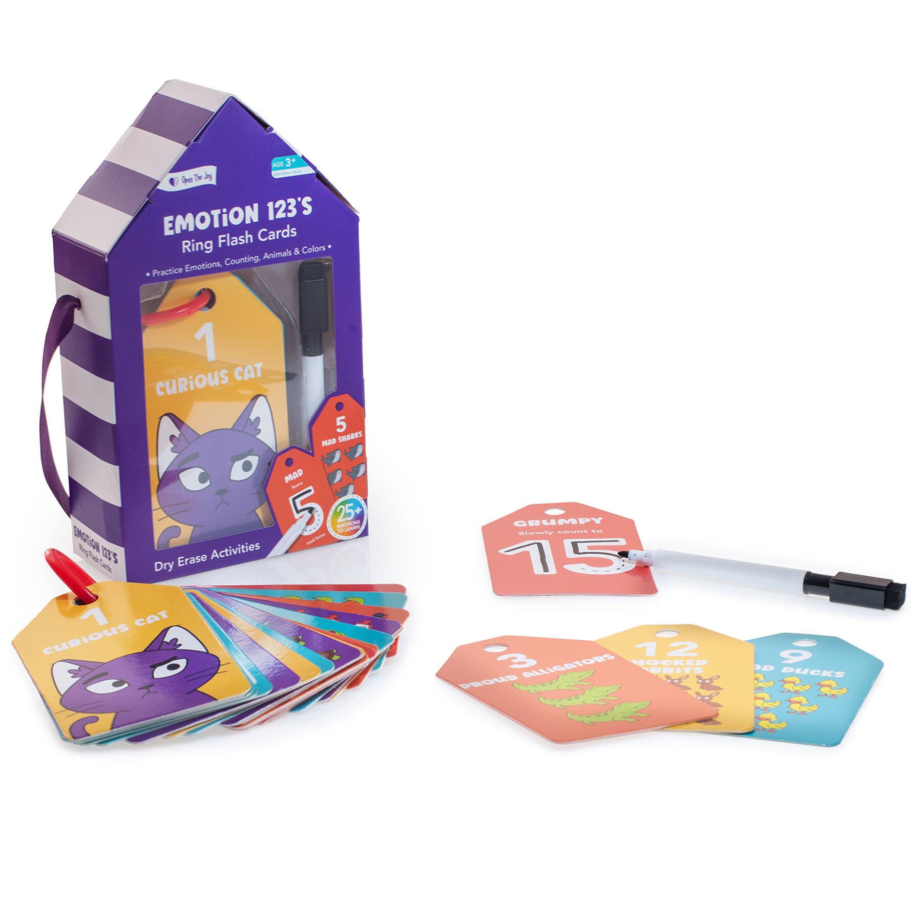 Emotions 123's Dry Erase Flash Cards Kit