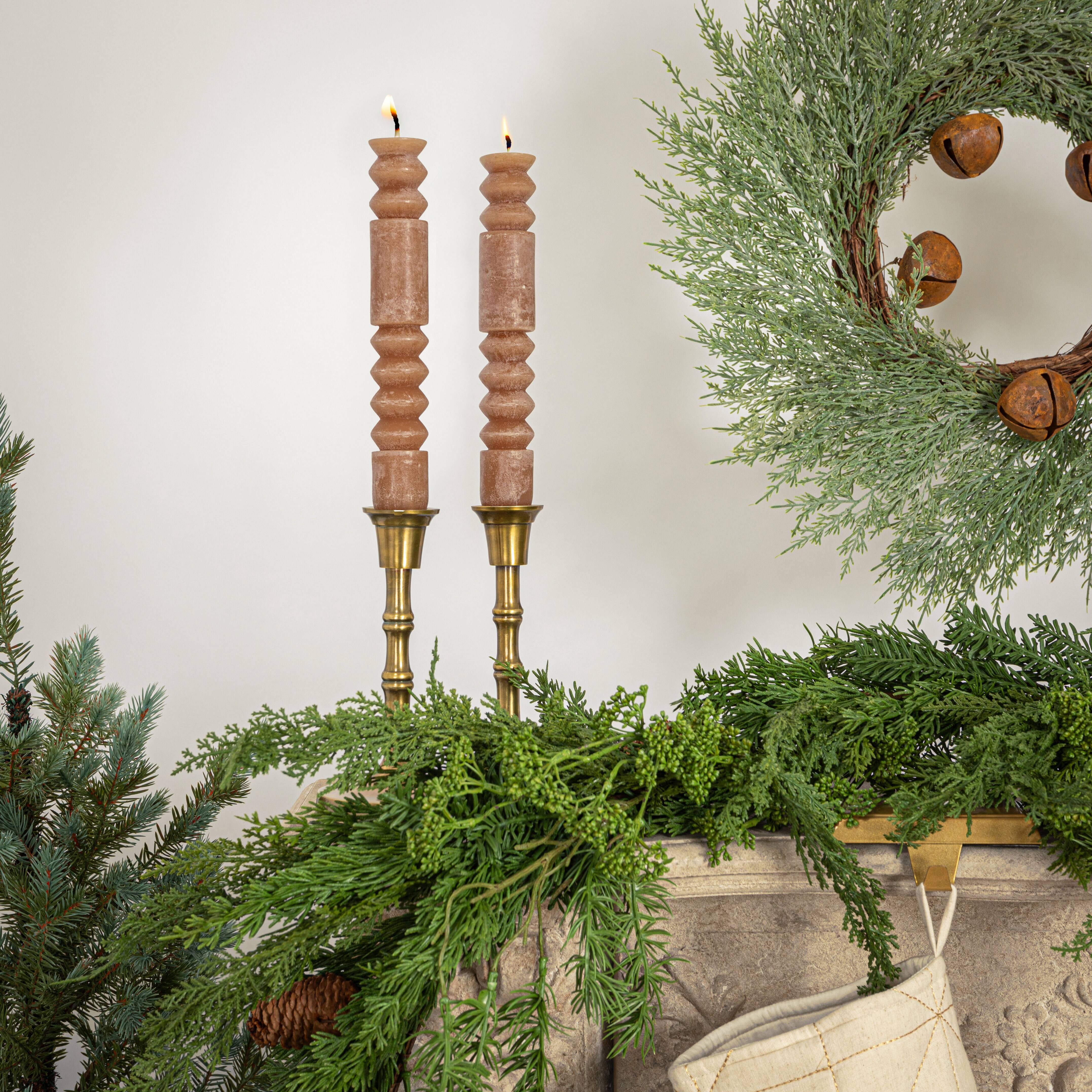 Hello Honey® 10" Unscented Totem Taper Candles in Box